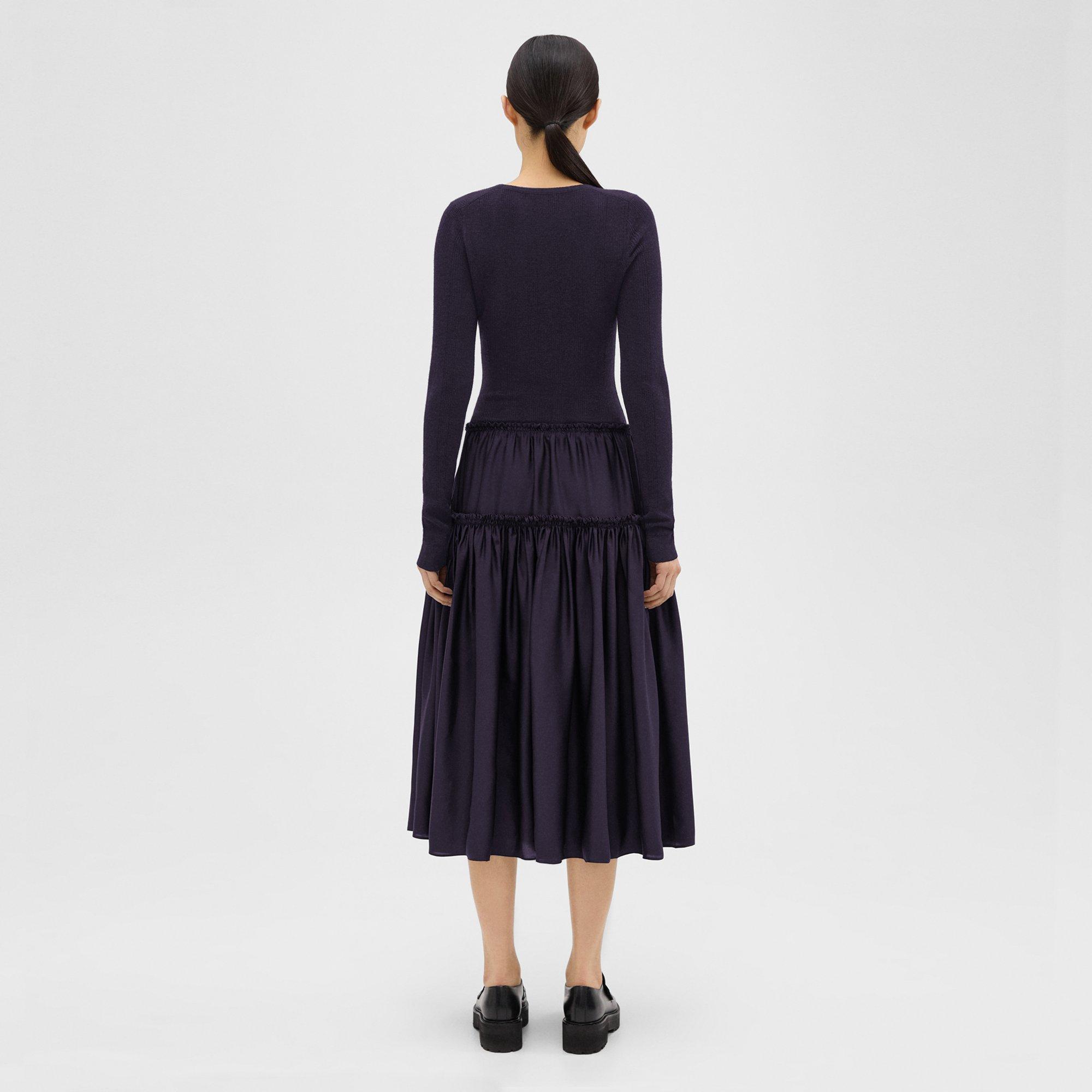 Wool-Viscose Combo Dress