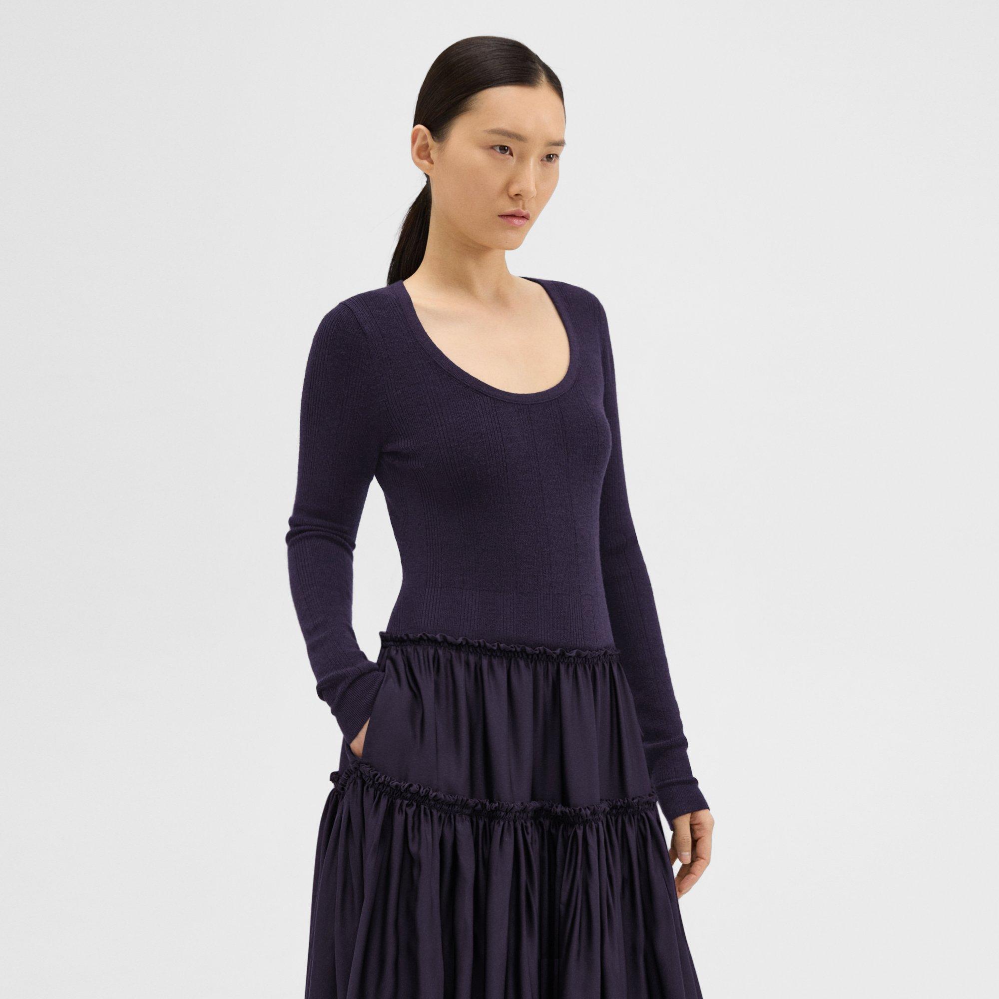 Wool-Viscose Combo Dress