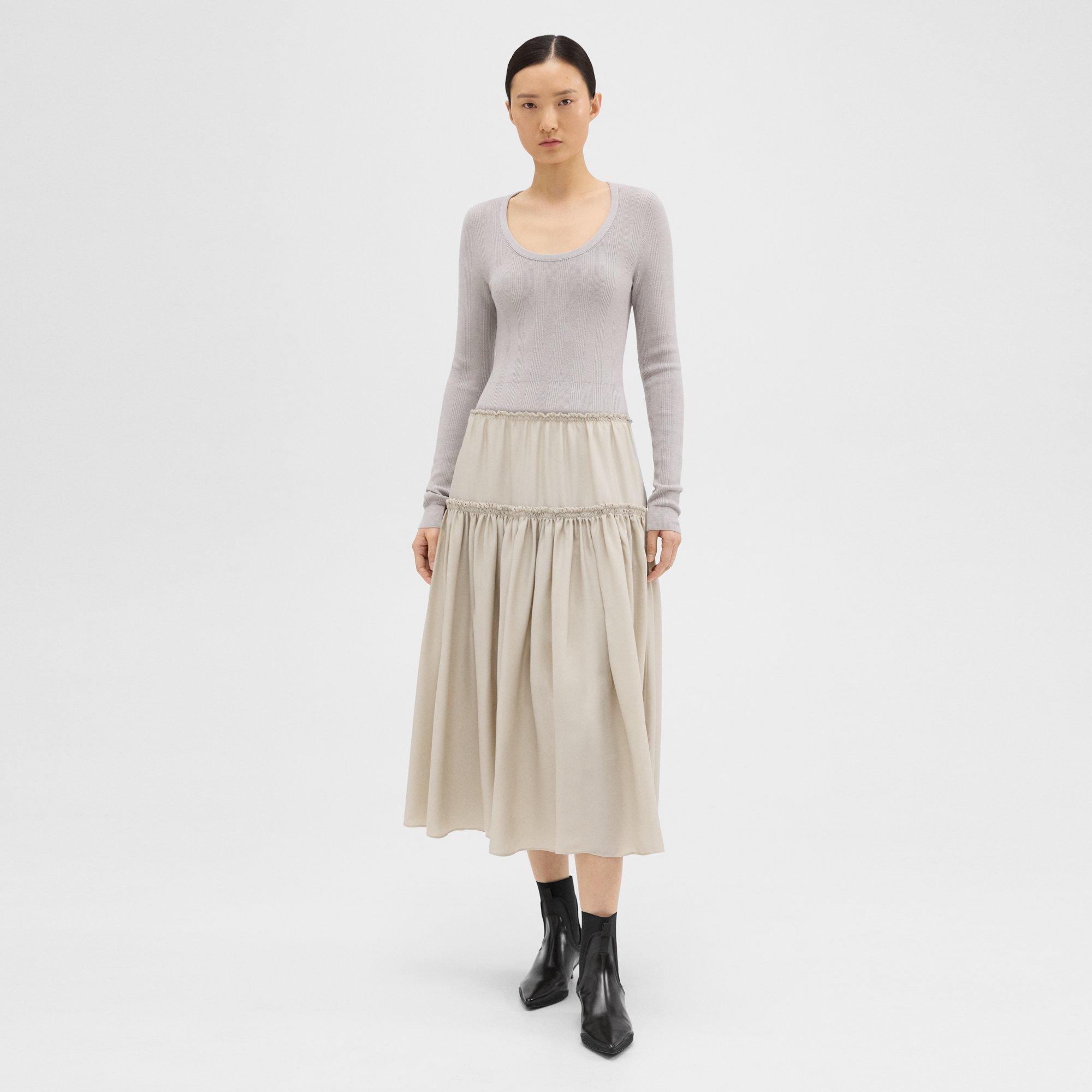 Wool-Viscose Combo Dress