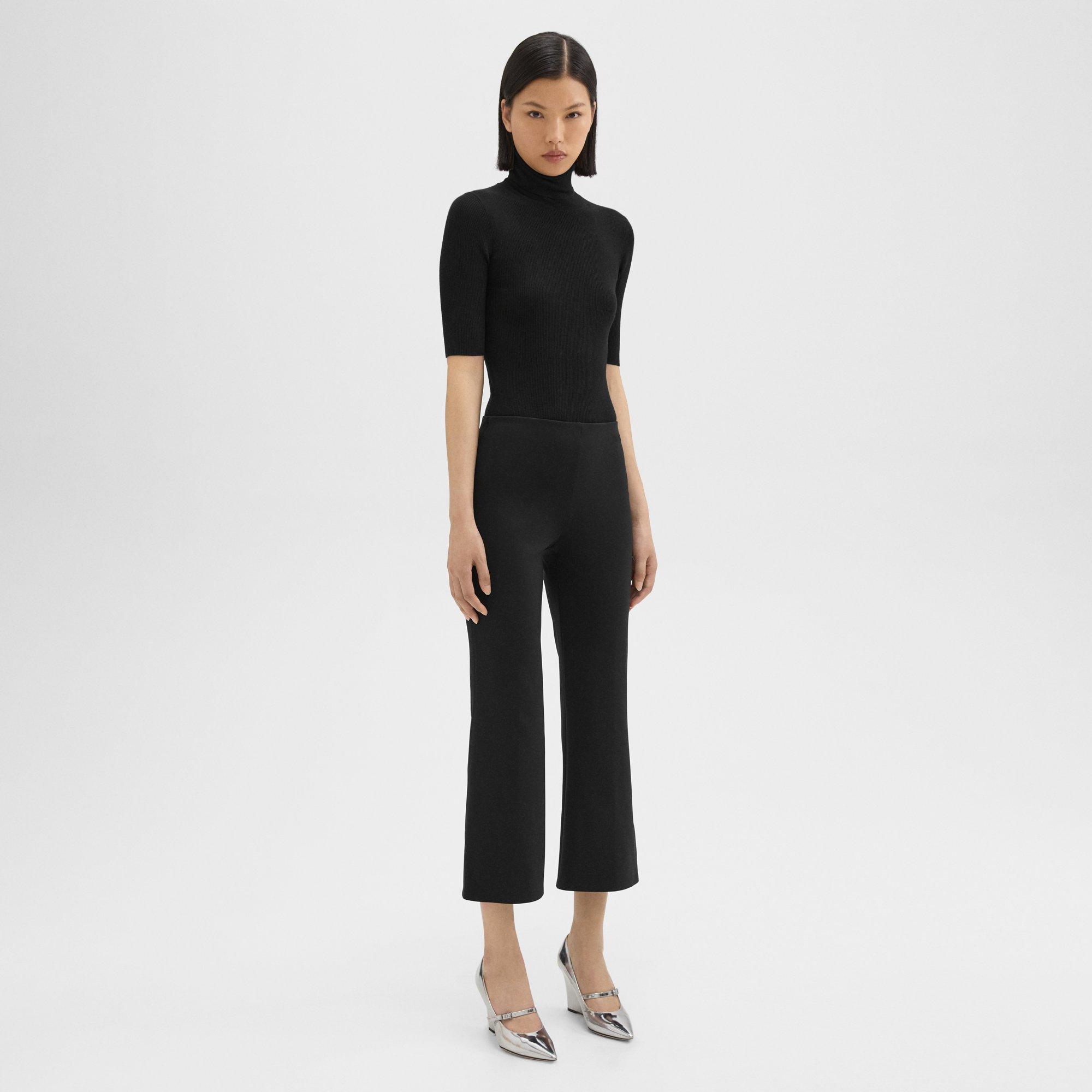 Cropped Kick Pant in Scuba