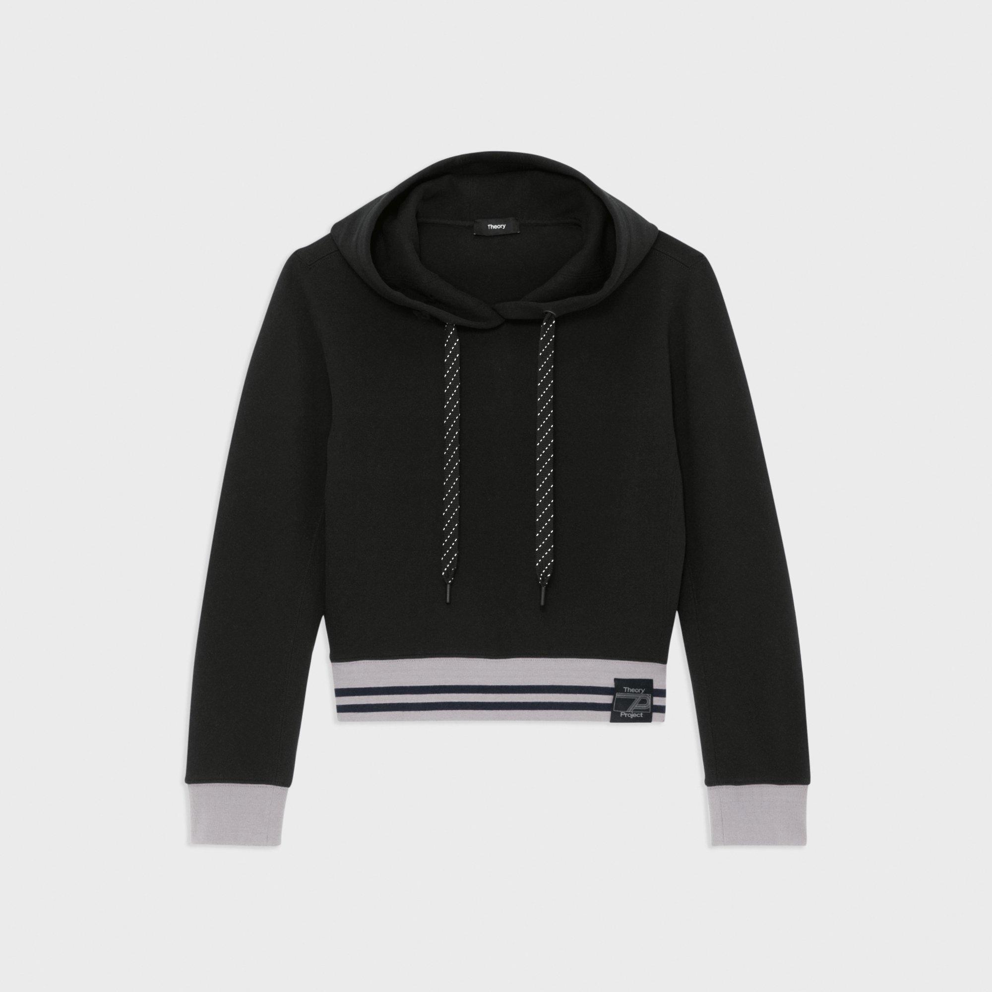 Cropped Scuba Hoodie