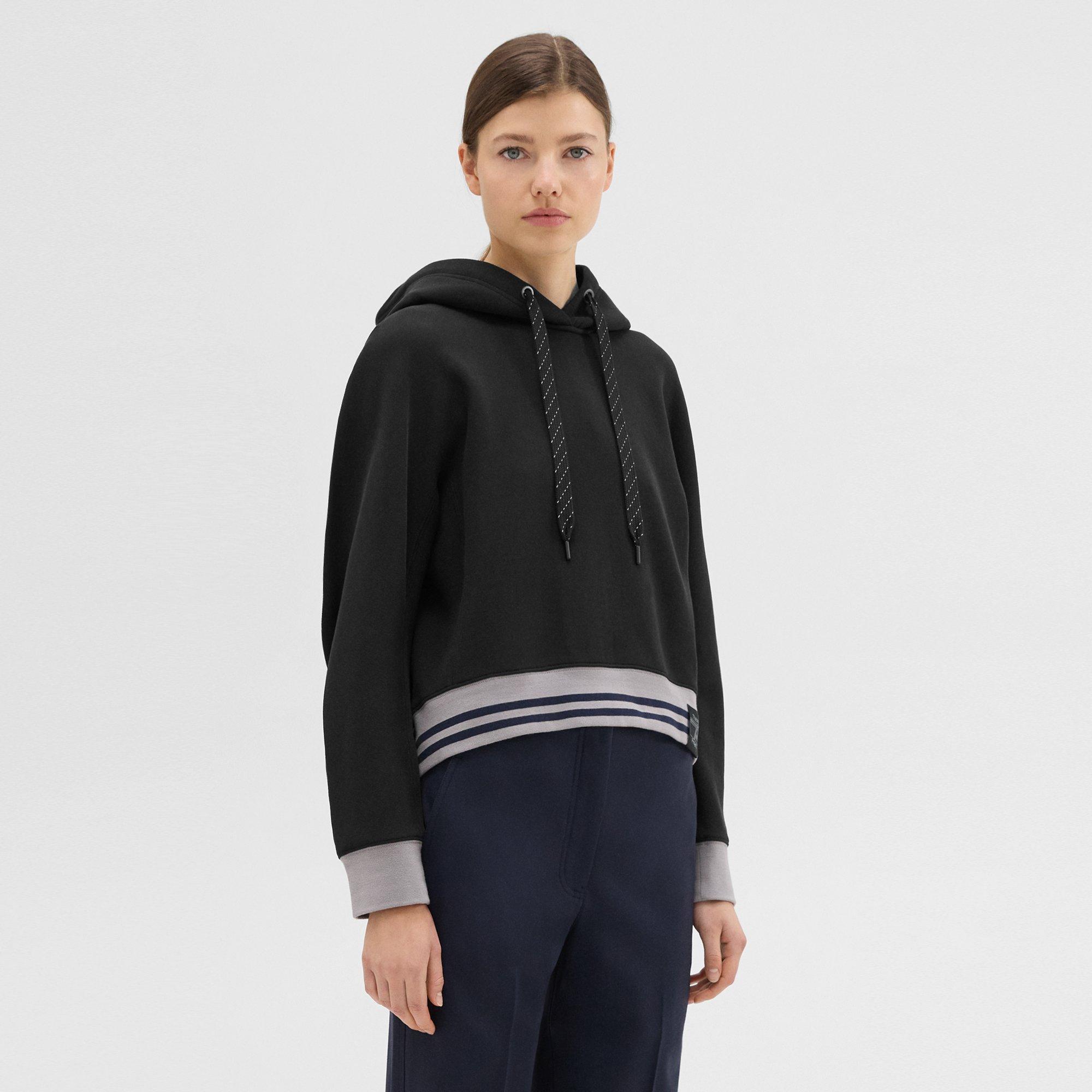 Cropped Scuba Hoodie