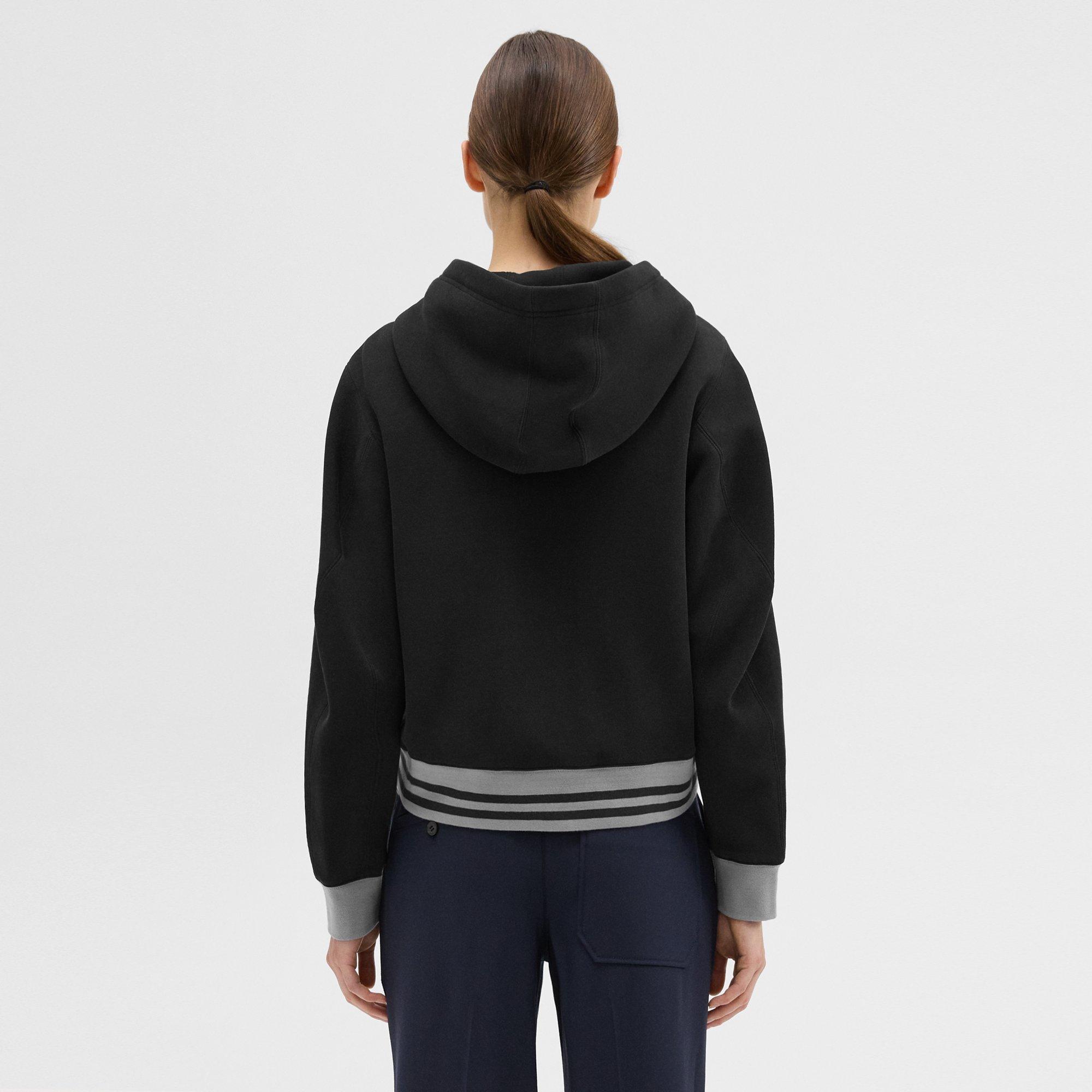 Cropped Scuba Hoodie