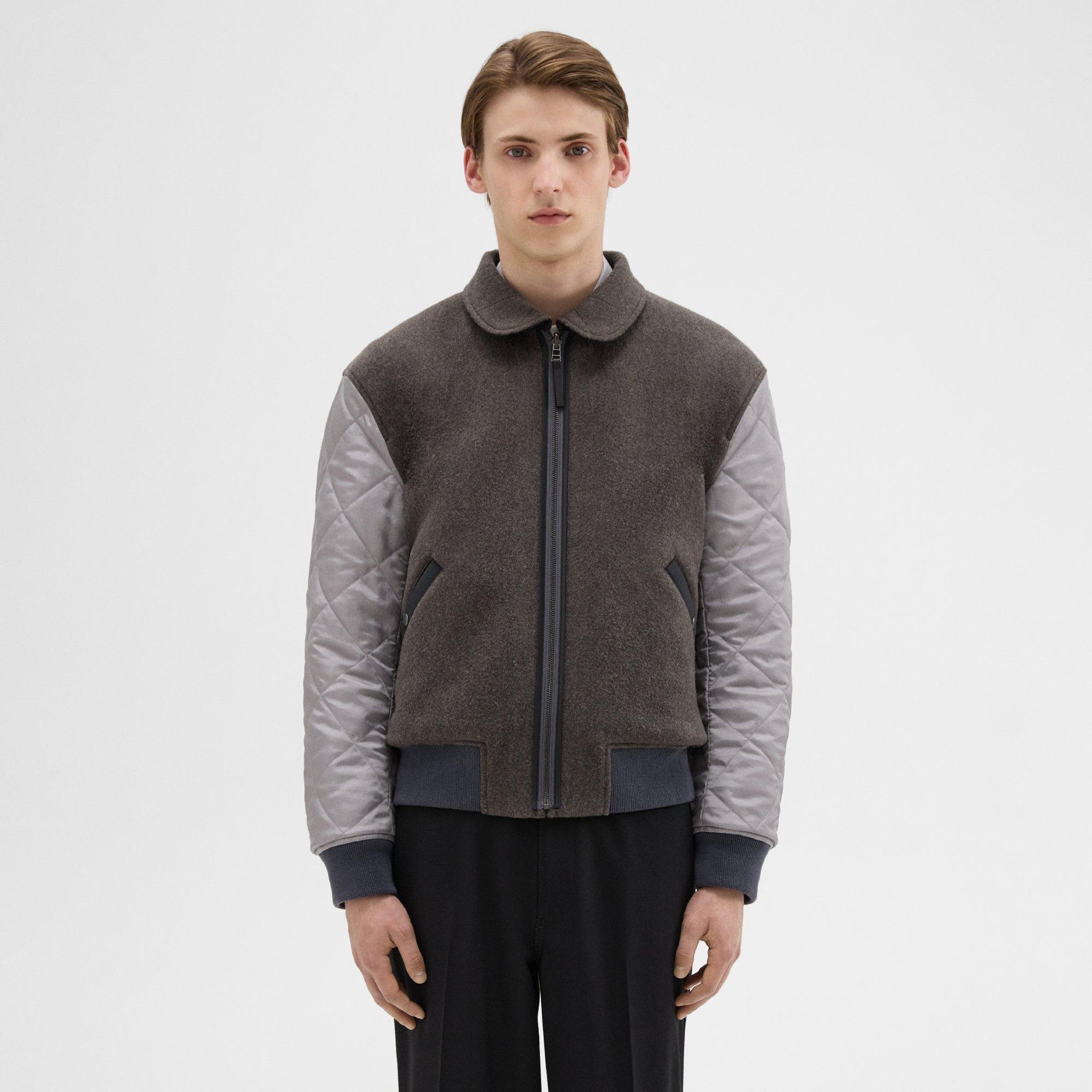 Recycled Poly Reversible Bomber Jacket
