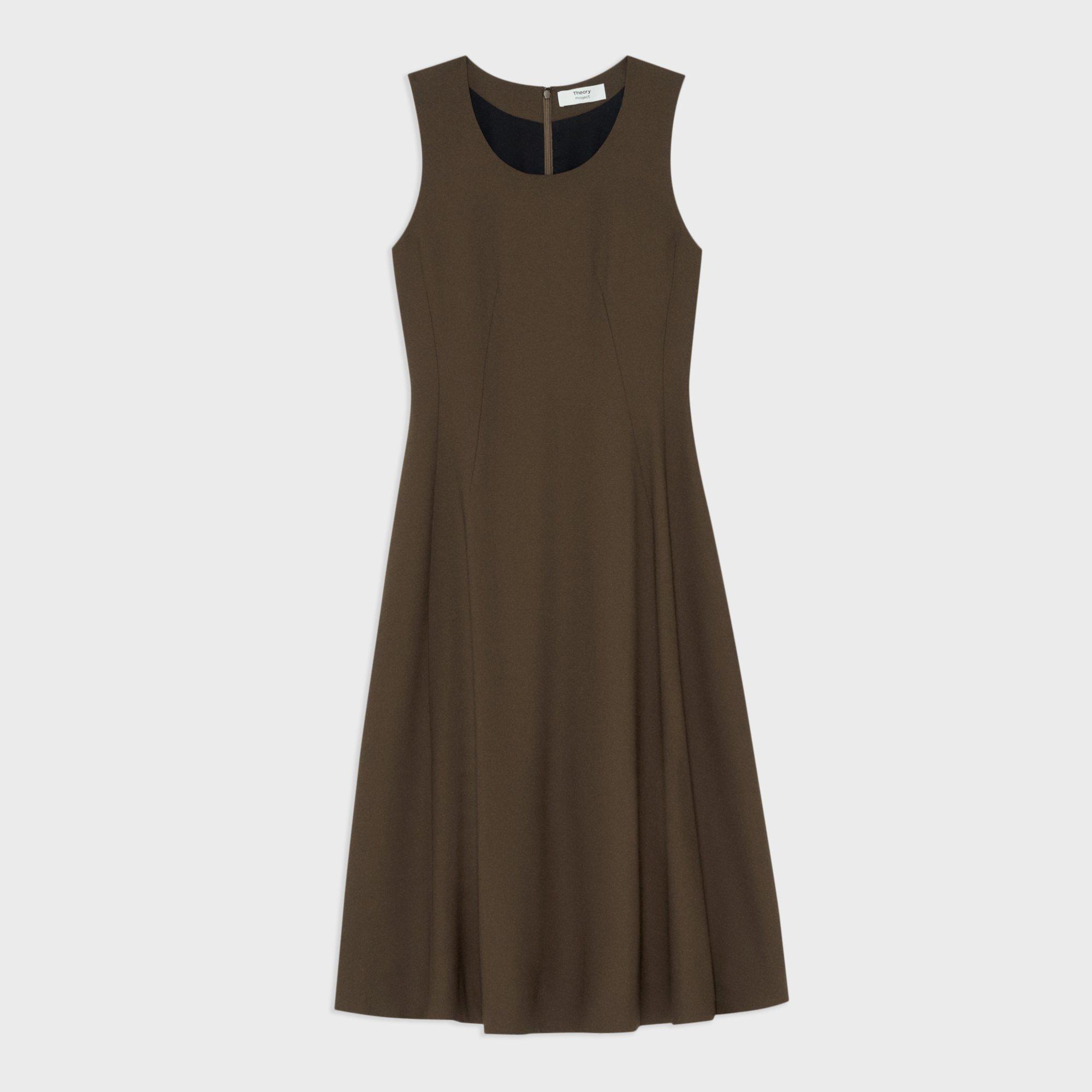 Wool-Viscose Tank Dress
