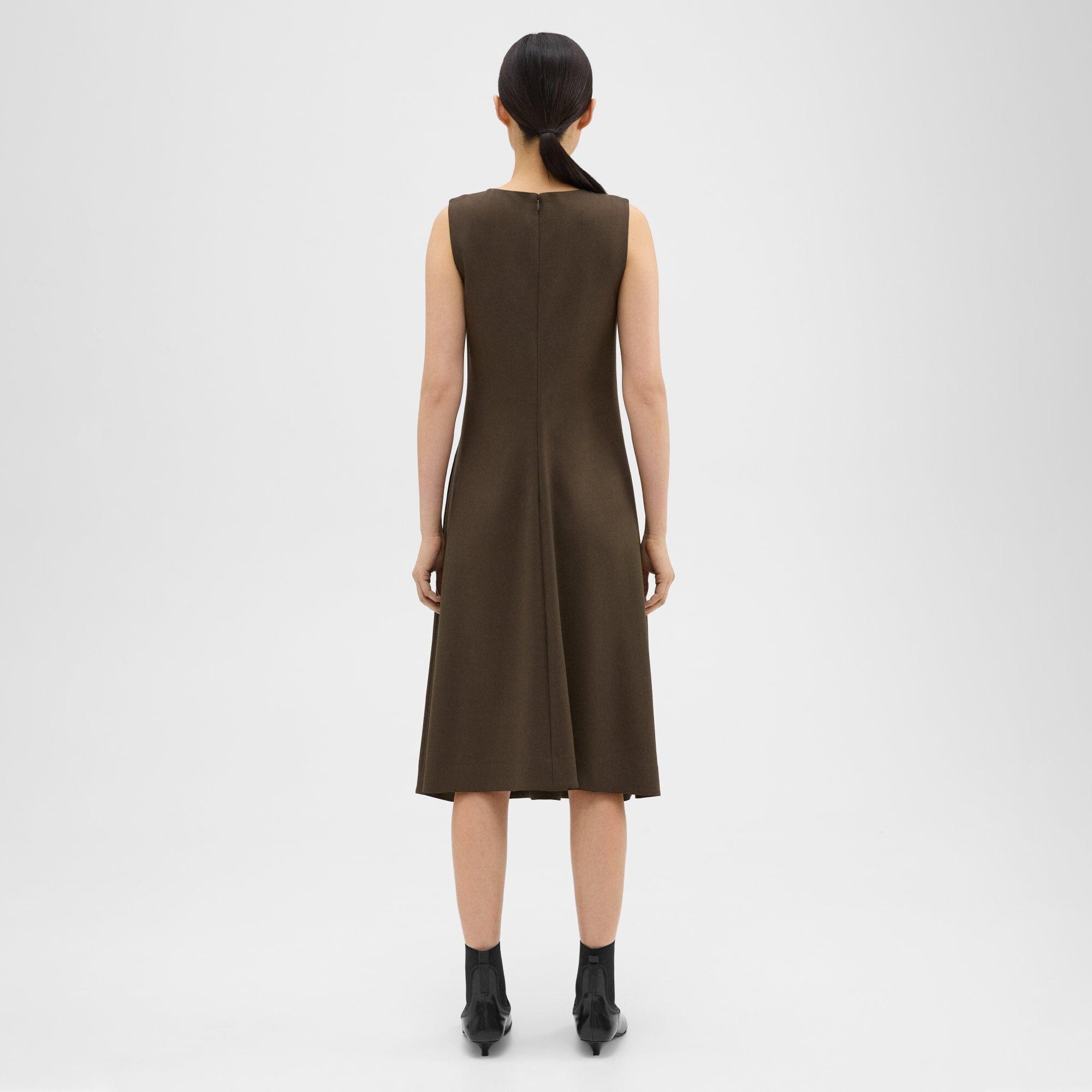 Wool-Viscose Tank Dress