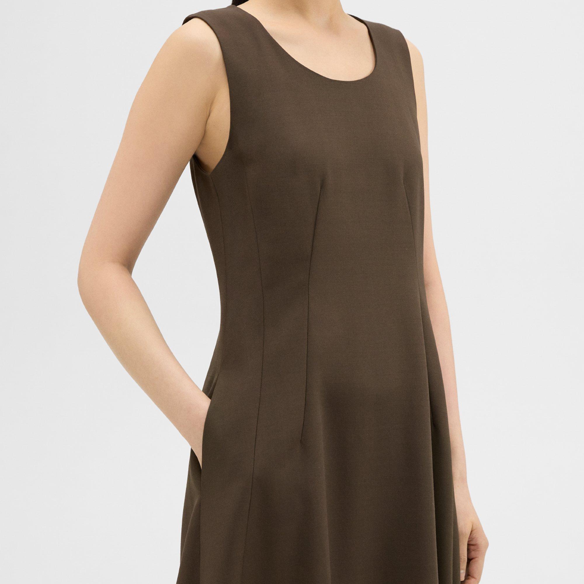 Wool-Viscose Tank Dress