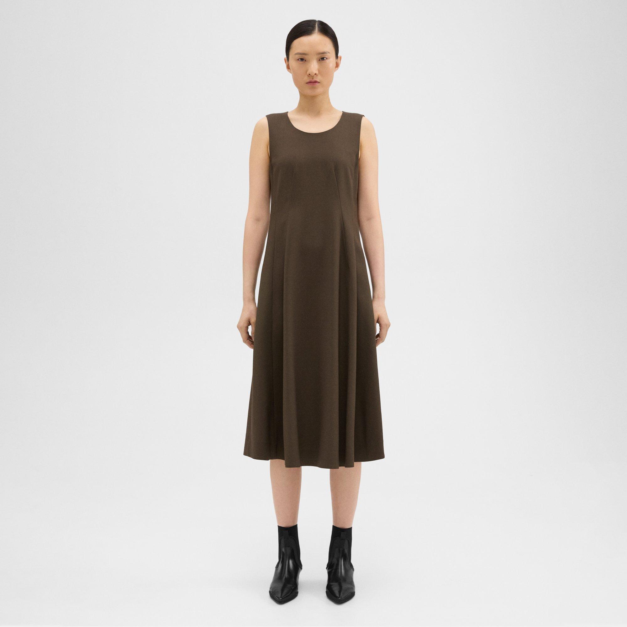 Wool-Viscose Tank Dress