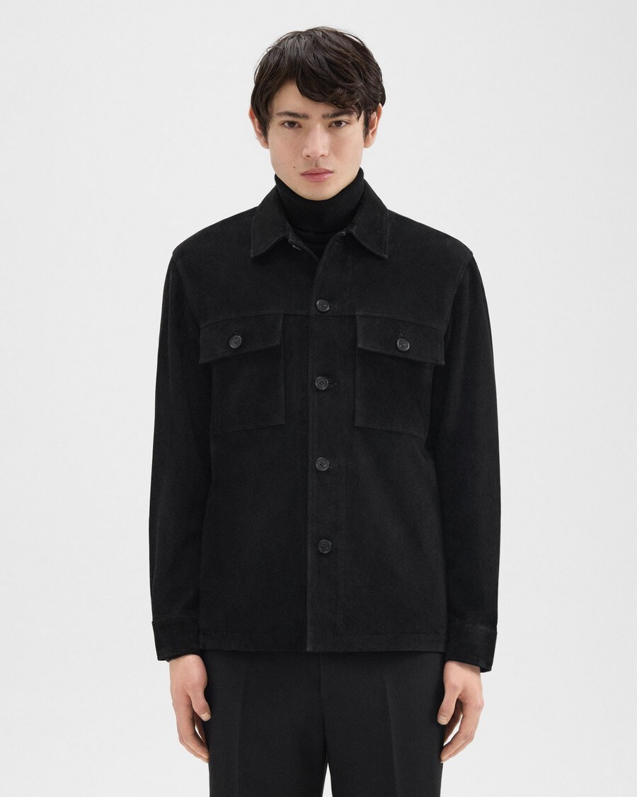 Suede Closson Military Jacket | Theory