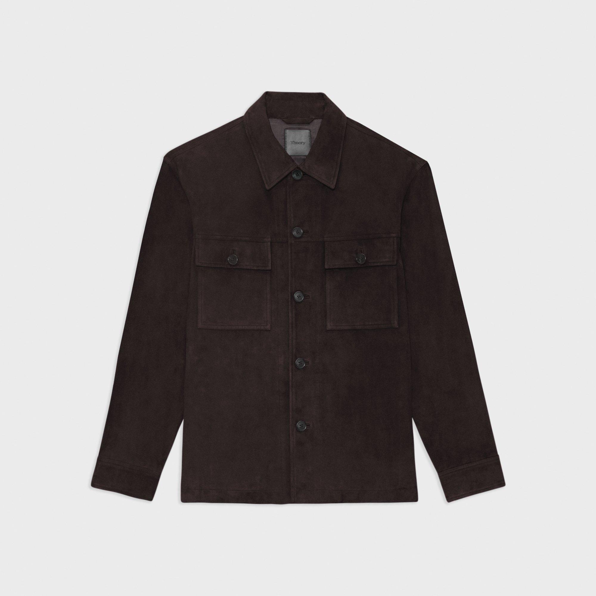 Closson Military Jacket in Suede
