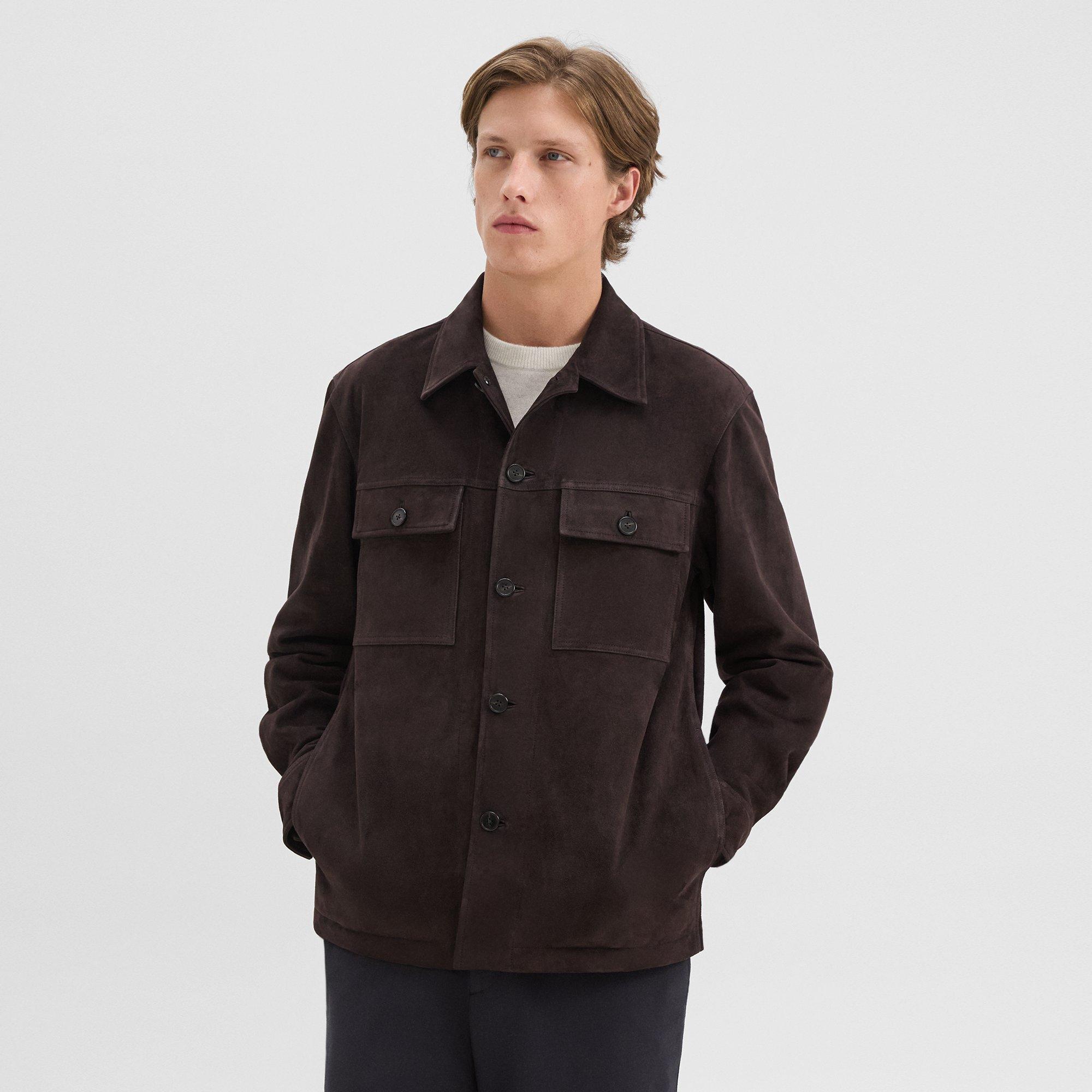 Closson Military Jacket in Suede