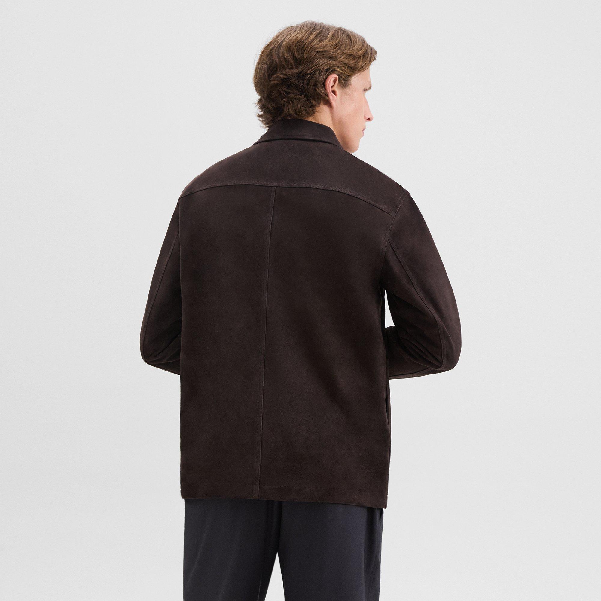 Closson Military Jacket in Suede