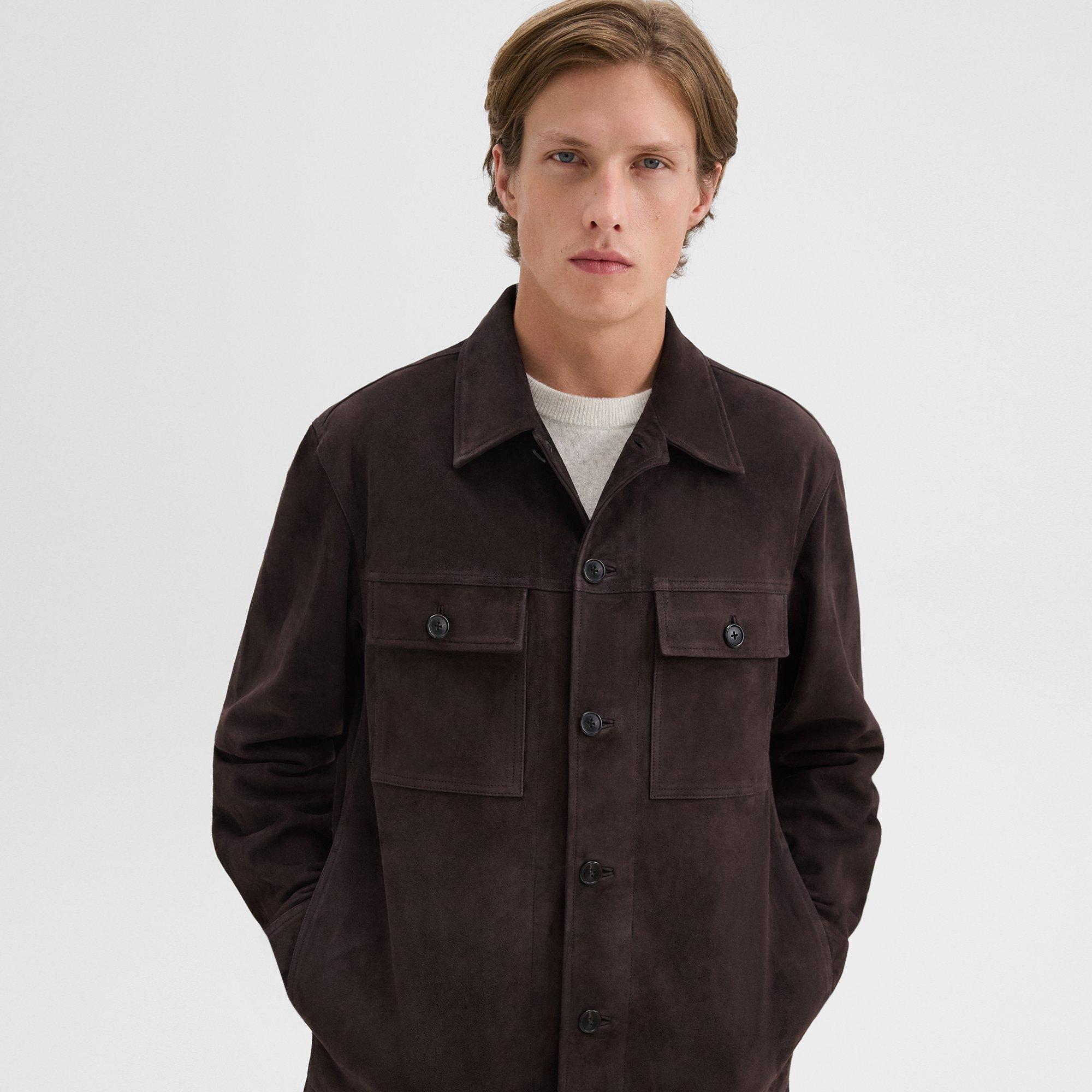 Closson Military Jacket in Suede