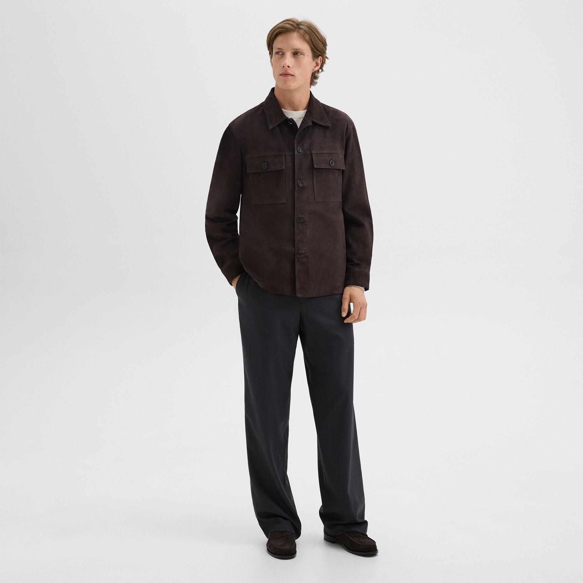 Closson Military Jacket in Suede