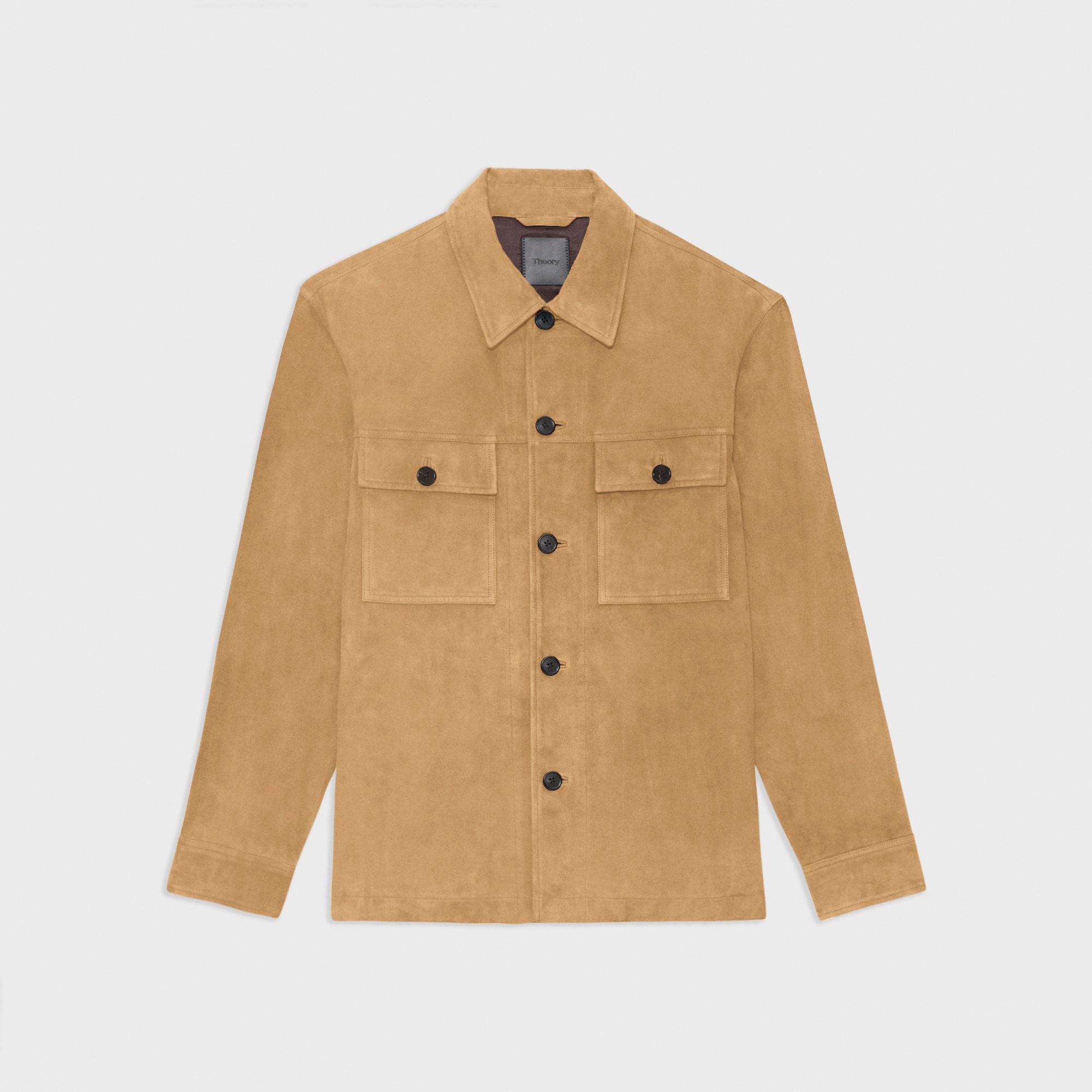 Closson Military Jacket in Suede