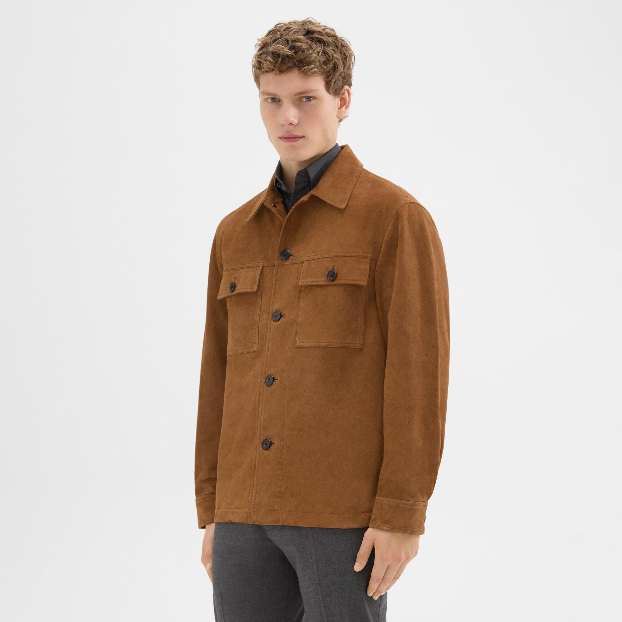 Closson Military Jacket in Suede