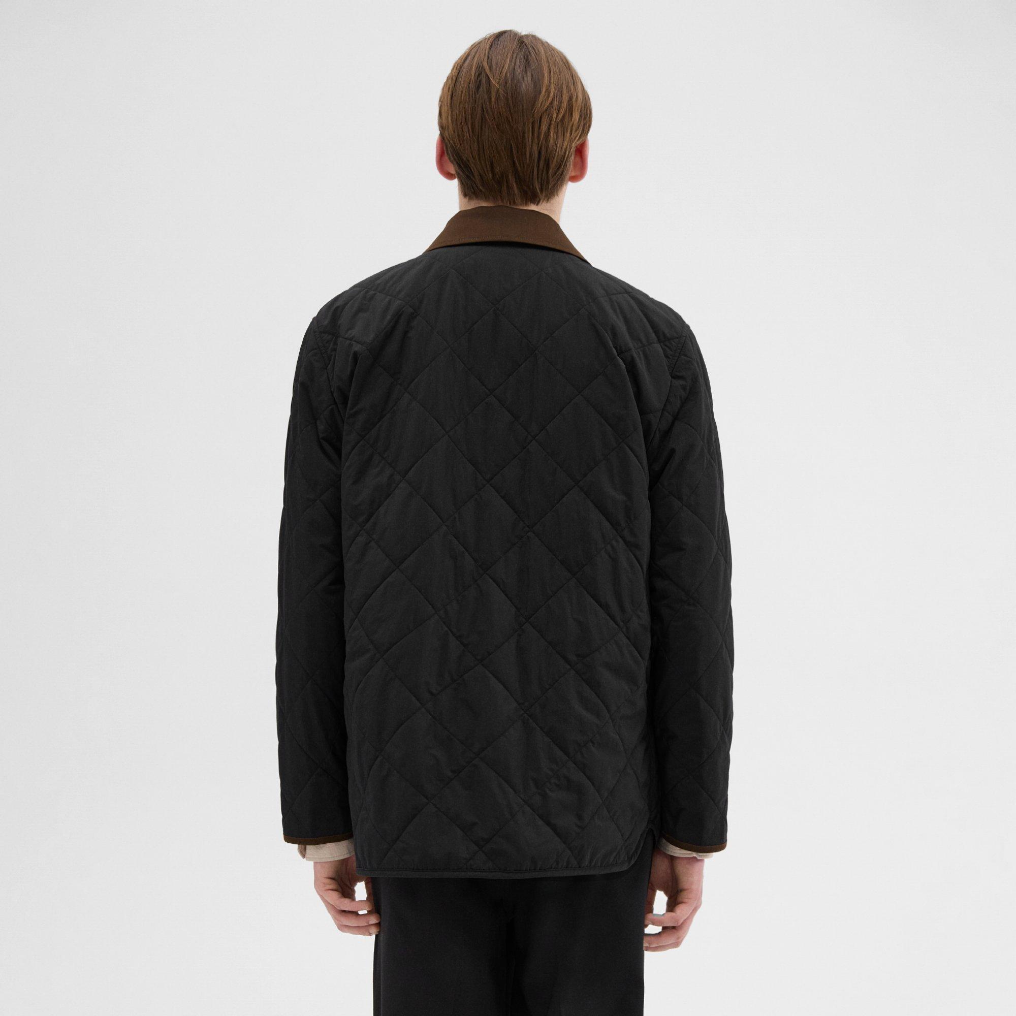 Quilted Feather Nylon Barn Jacket