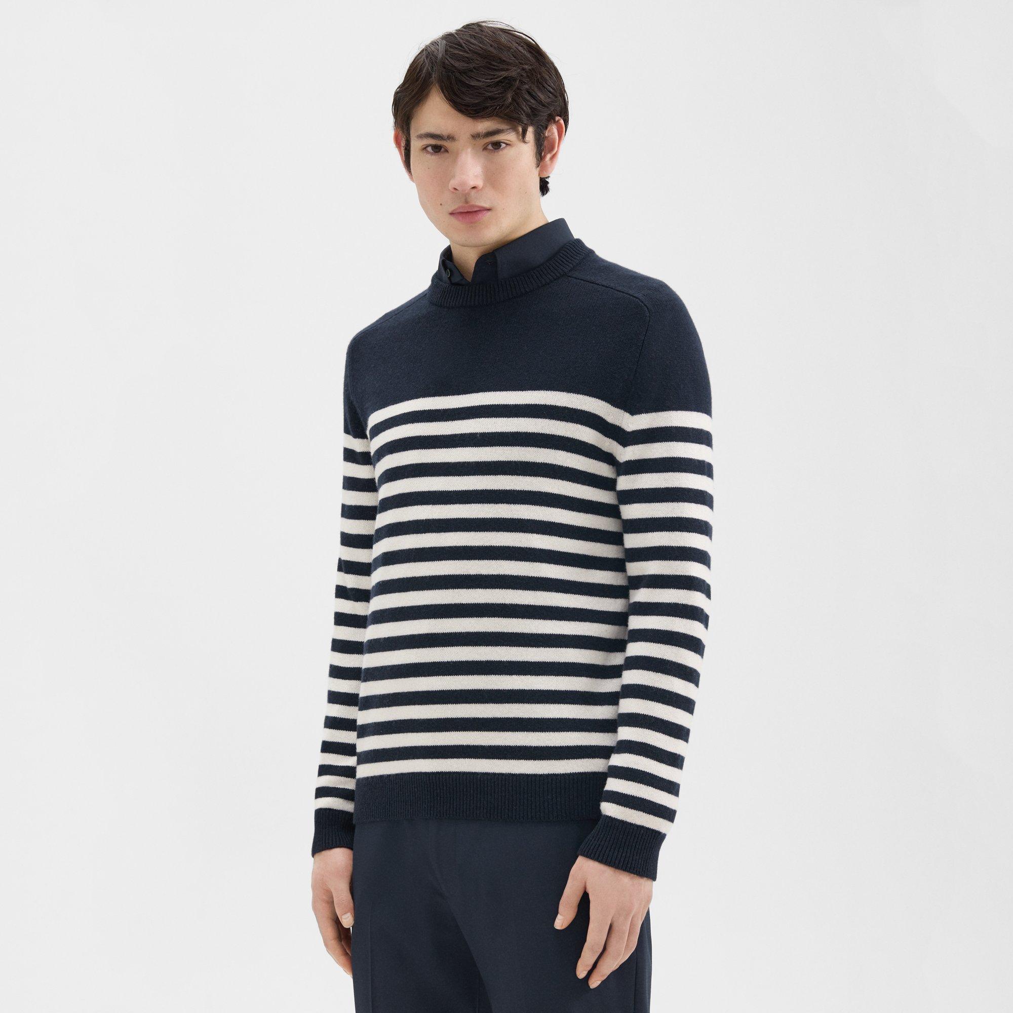 Latho Striped Sweater in Wool-Cashmere