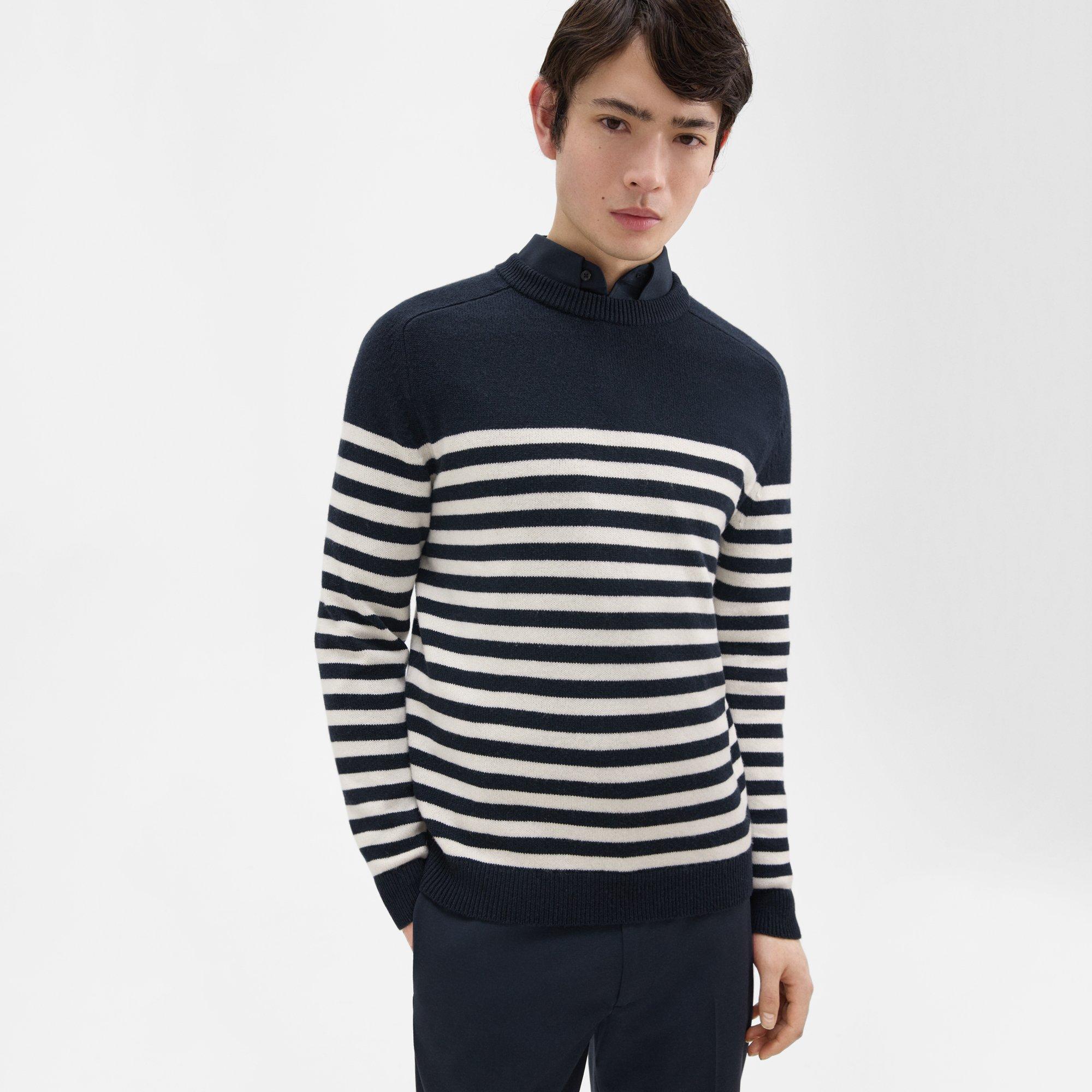 Latho Striped Sweater in Wool-Cashmere