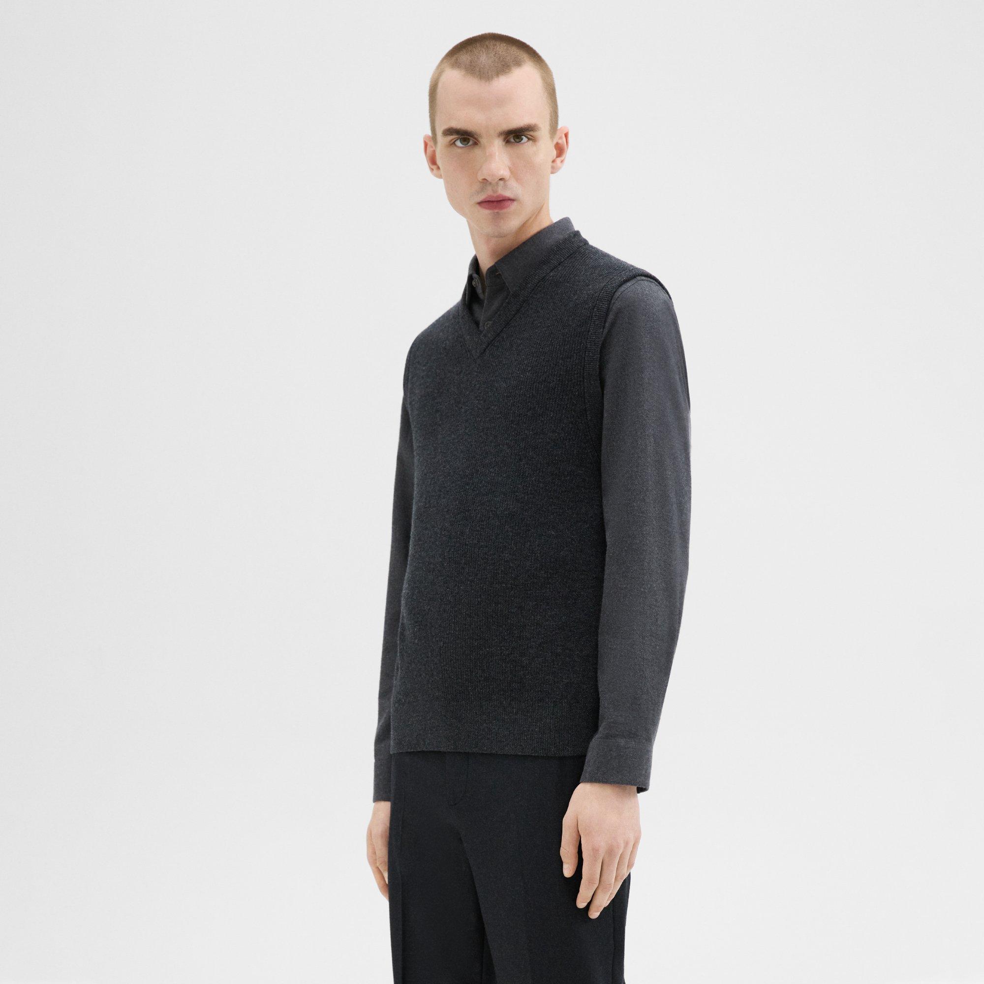 Avilus Sweater Vest in Wool-Cashmere