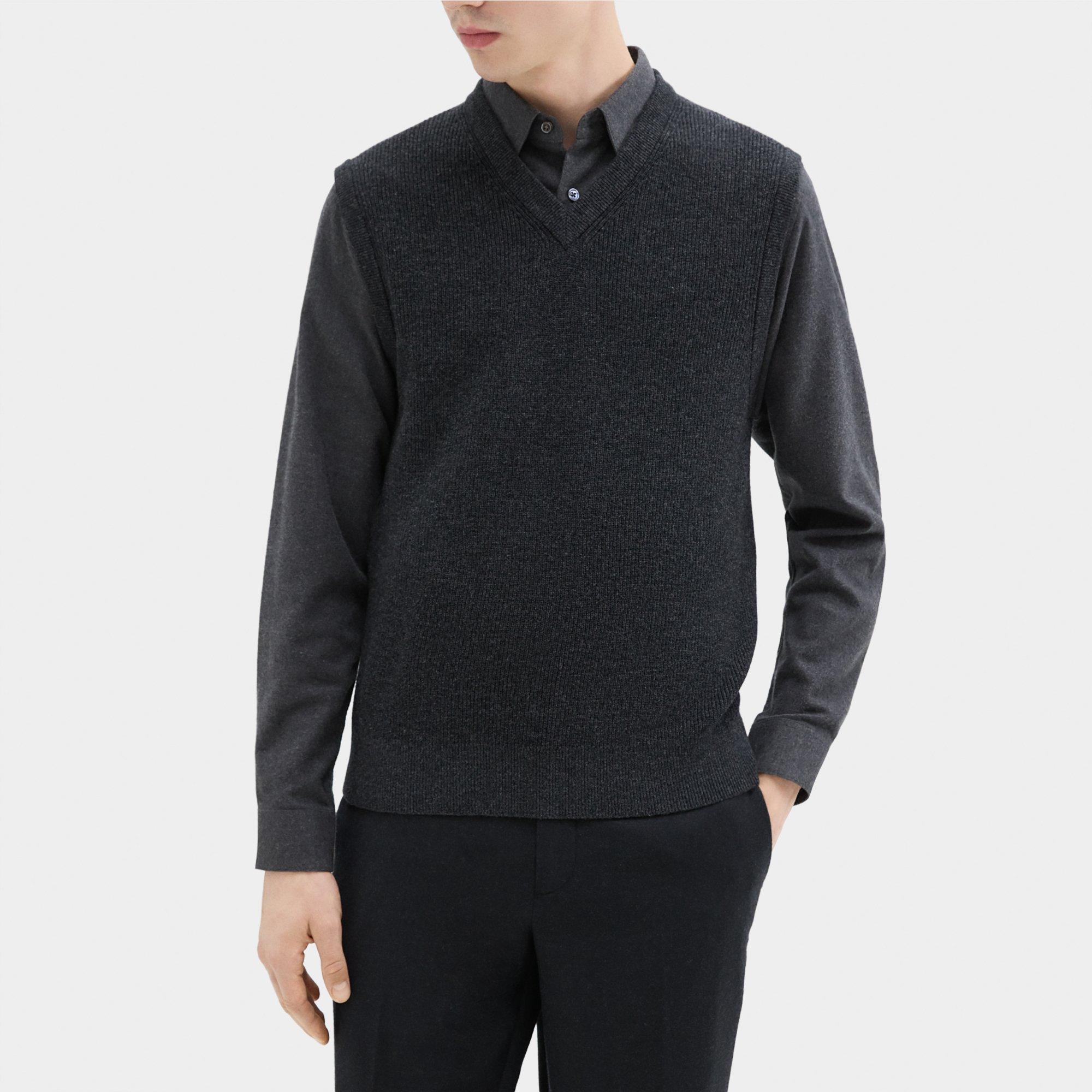 Avilus Sweater Vest in Wool-Cashmere