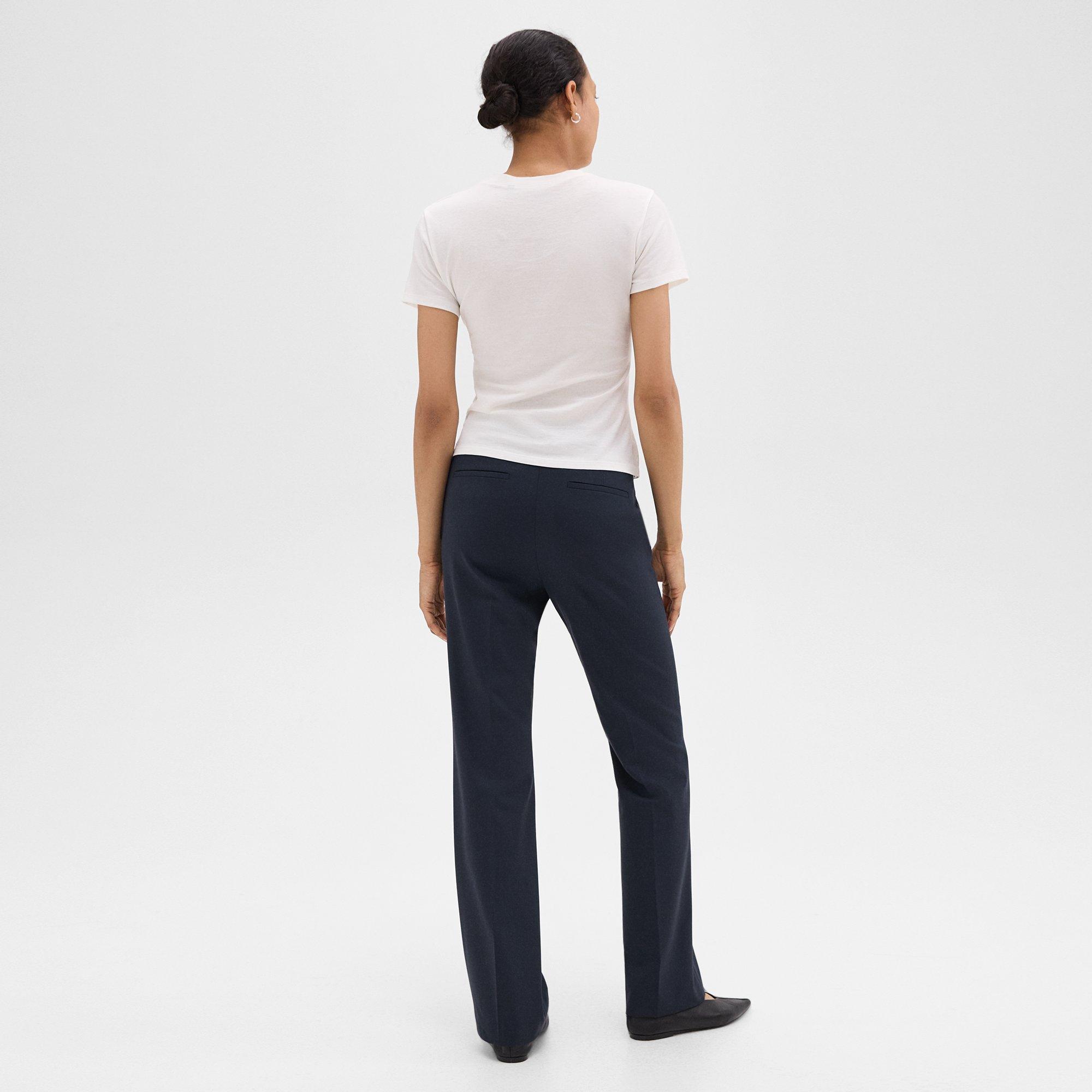 Pantalon Évasé en Good Wool