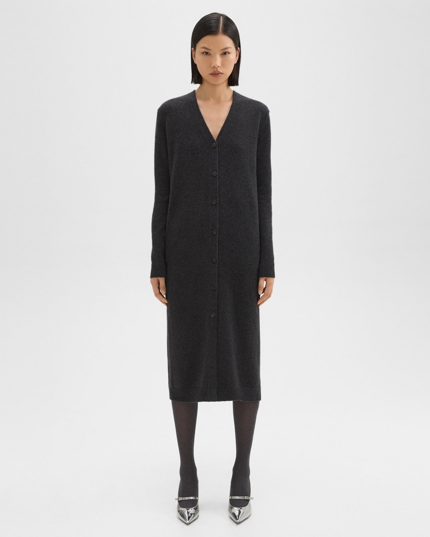 Theory Duster Cardigan in Recycled Wool-Cashmere