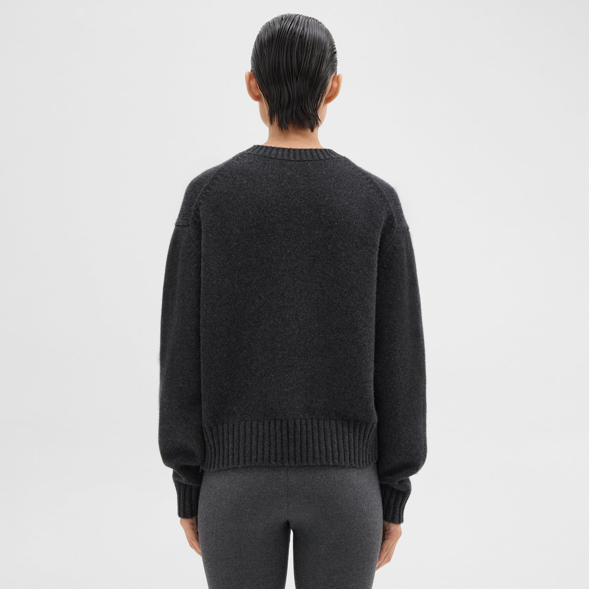 V-Neck Sweater in Recycled Wool-Cashmere