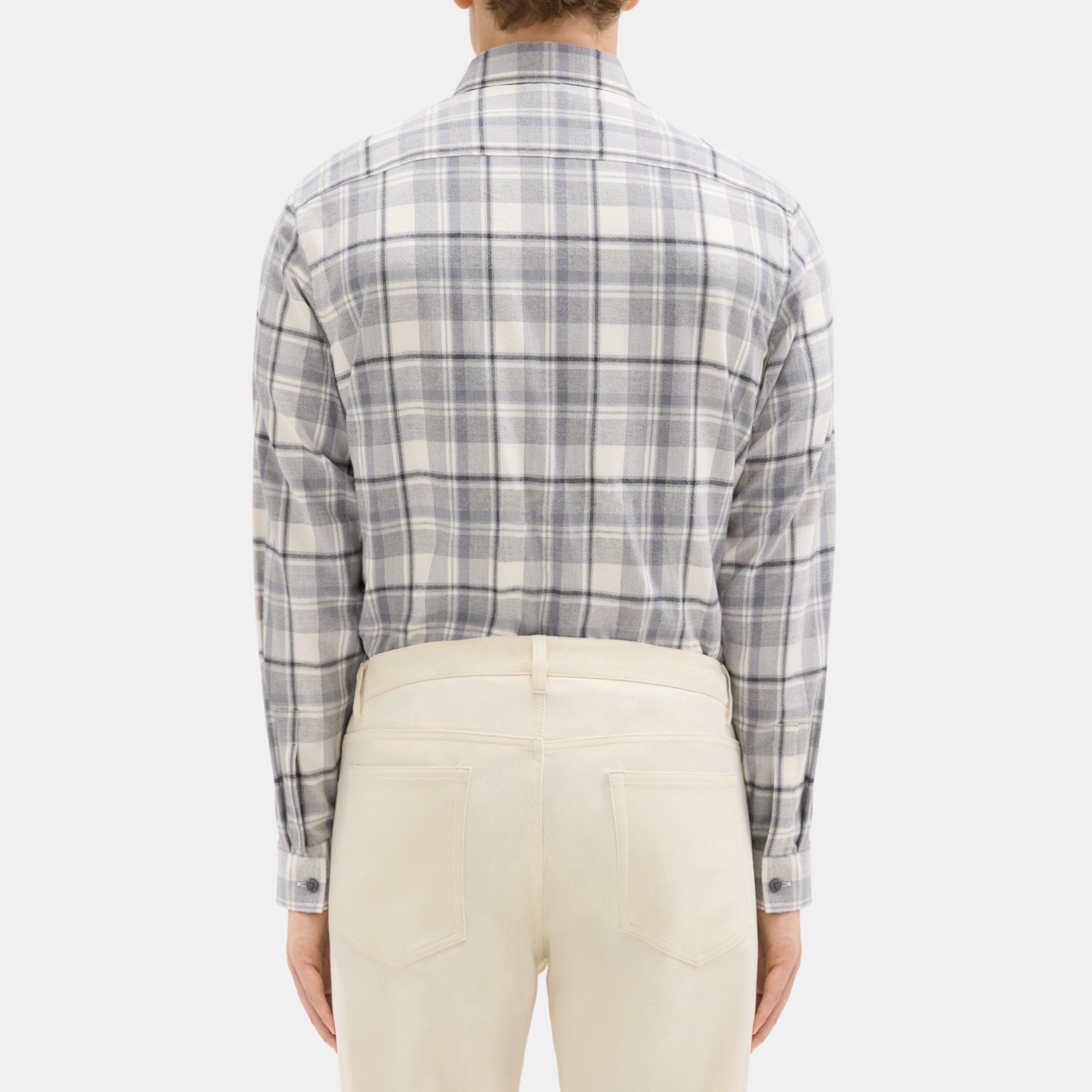 Irving Shirt in Plaid Twill Flannel