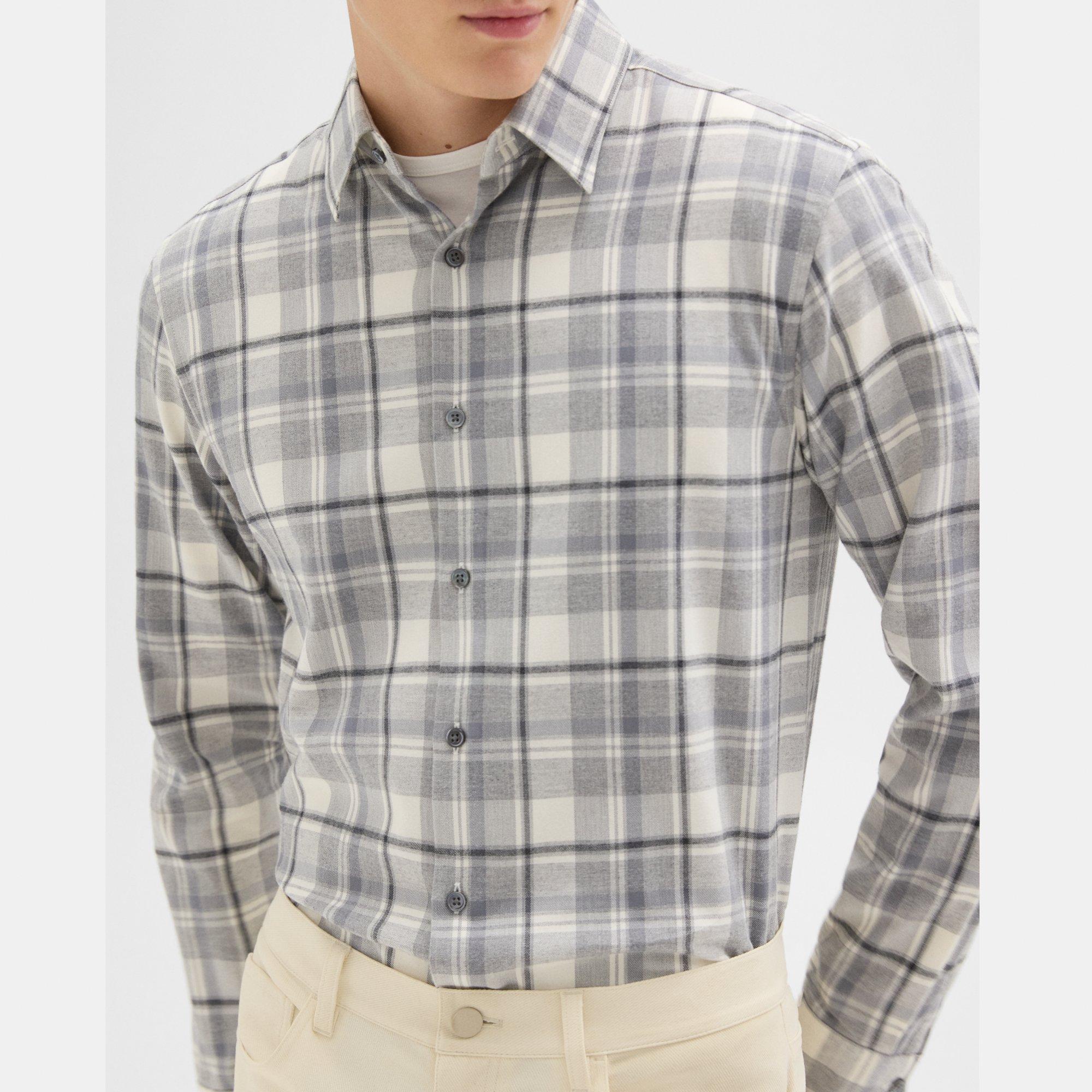 Irving Shirt in Plaid Twill Flannel