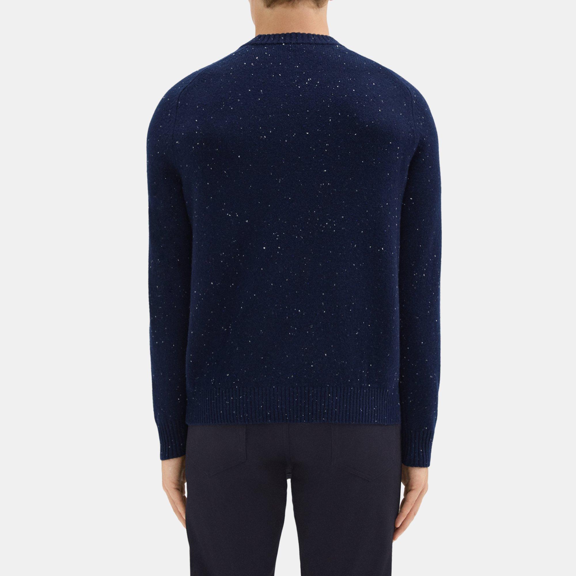 Dinin Crewneck Sweater in Donegal Wool-Cashmere