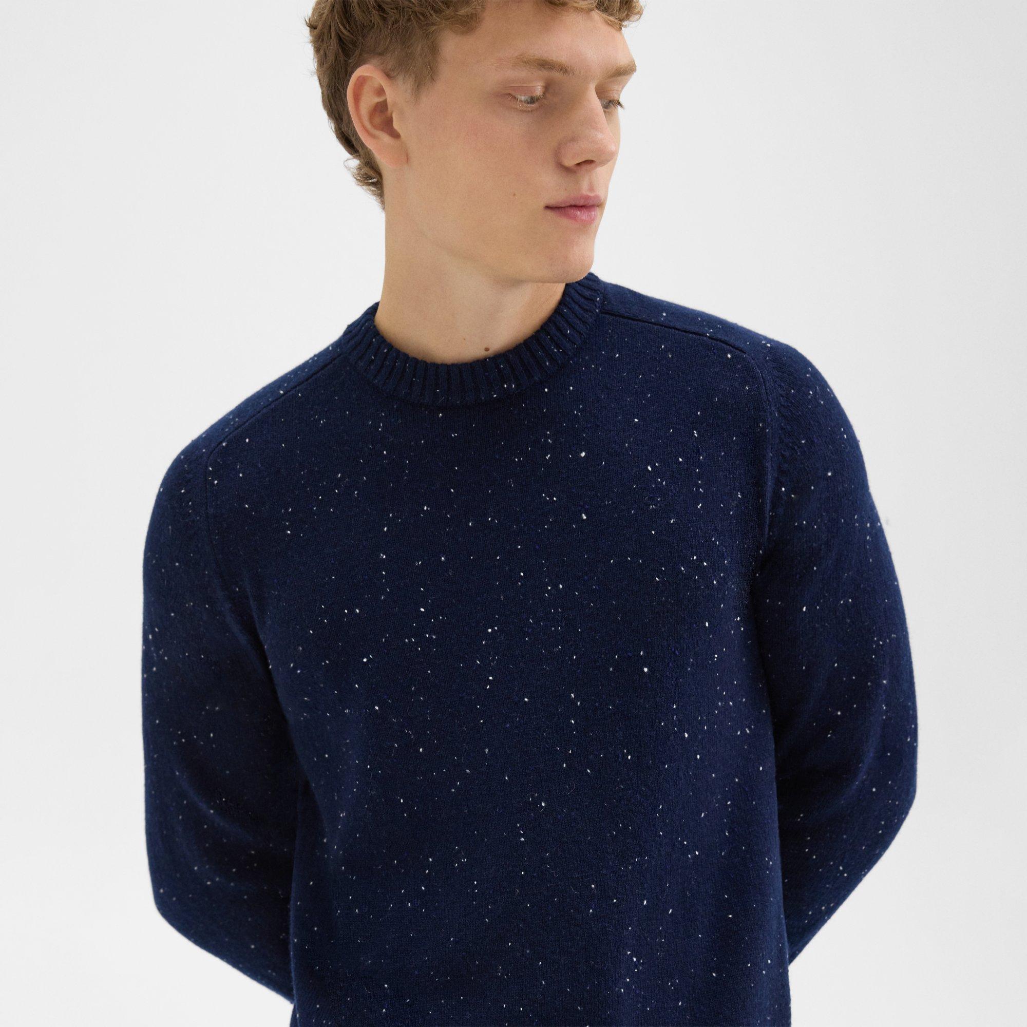 Dinin Crewneck Sweater in Donegal Wool-Cashmere