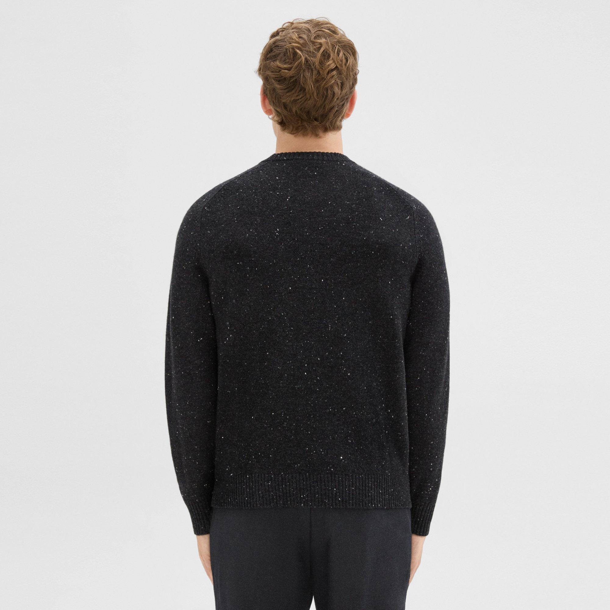 Dinin Crewneck Sweater in Donegal Wool-Cashmere