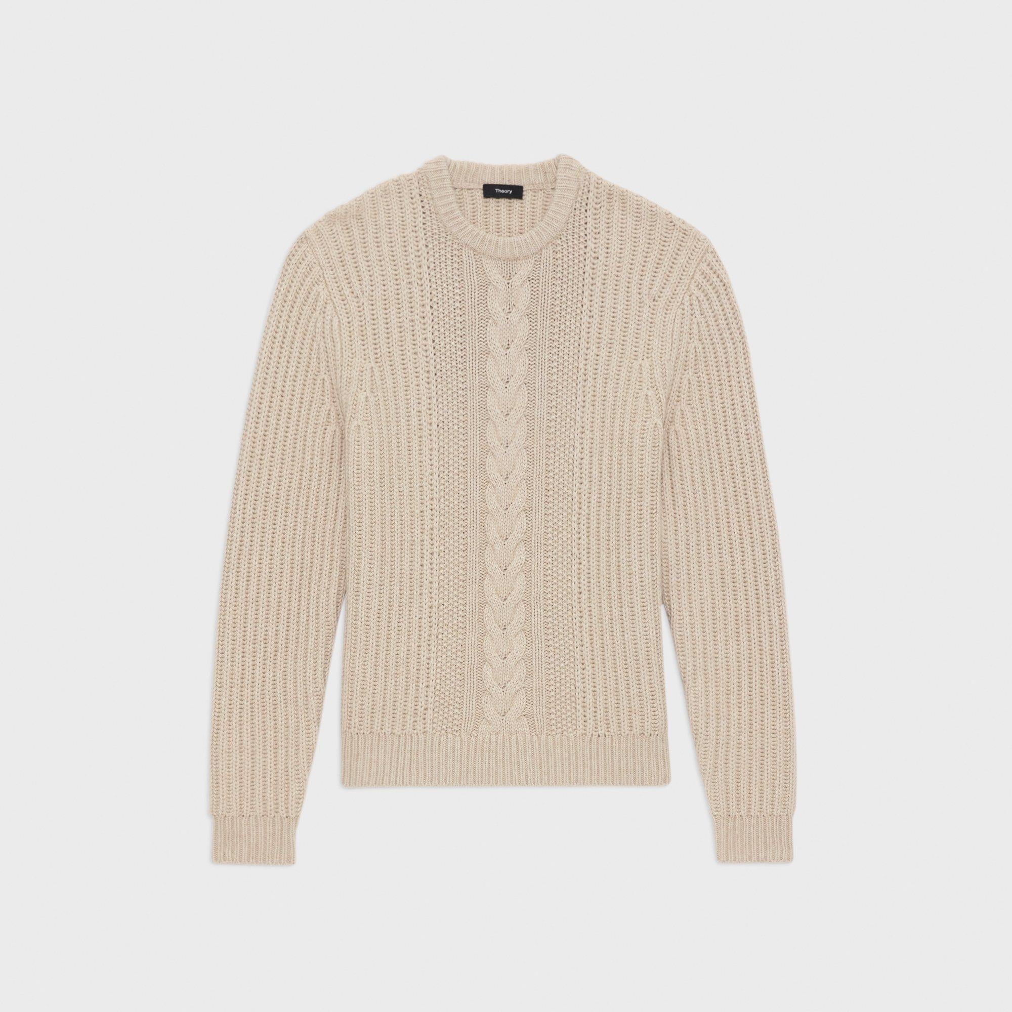 Vilare Cable Knit Sweater in Dane Wool