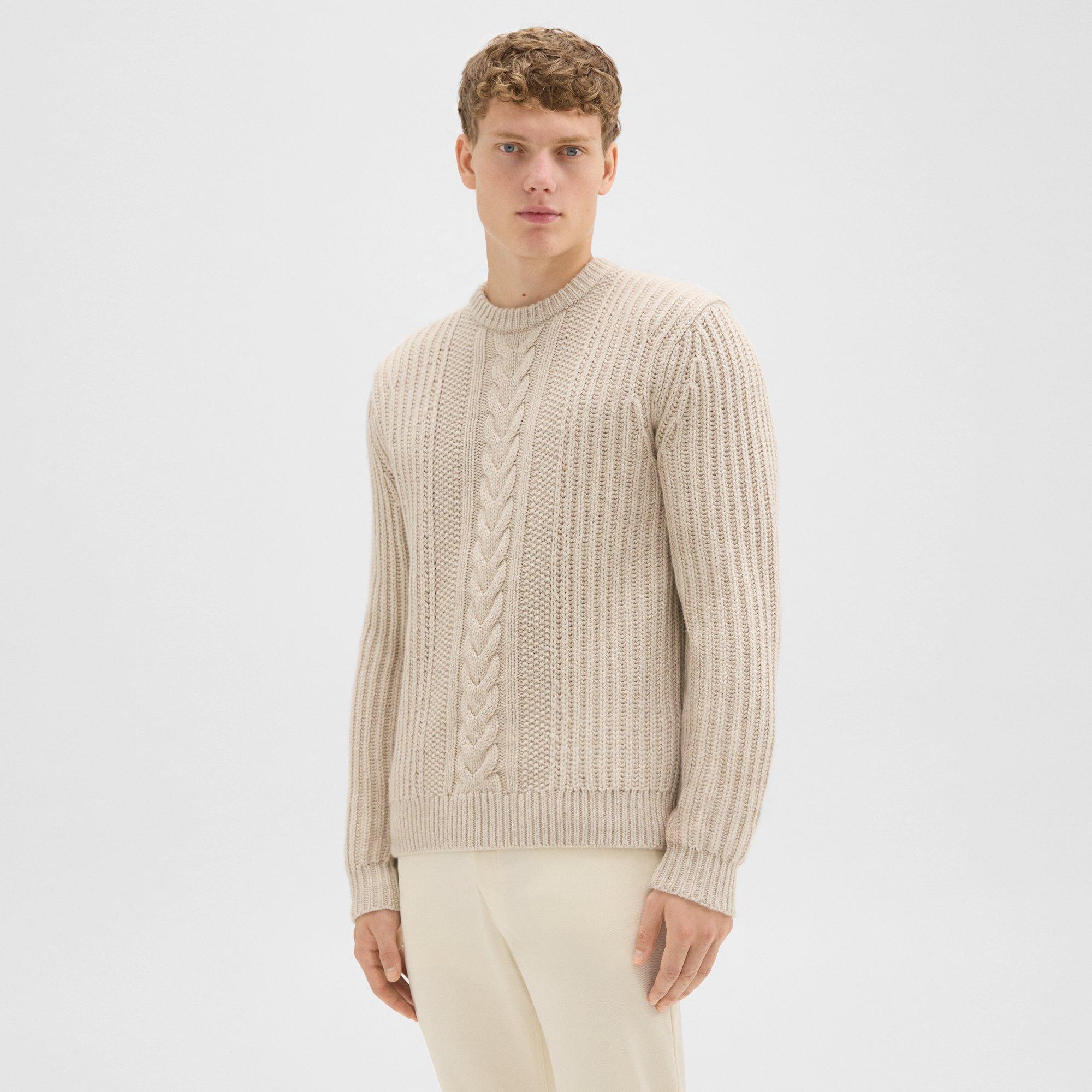 Vilare Cable Knit Sweater in Dane Wool