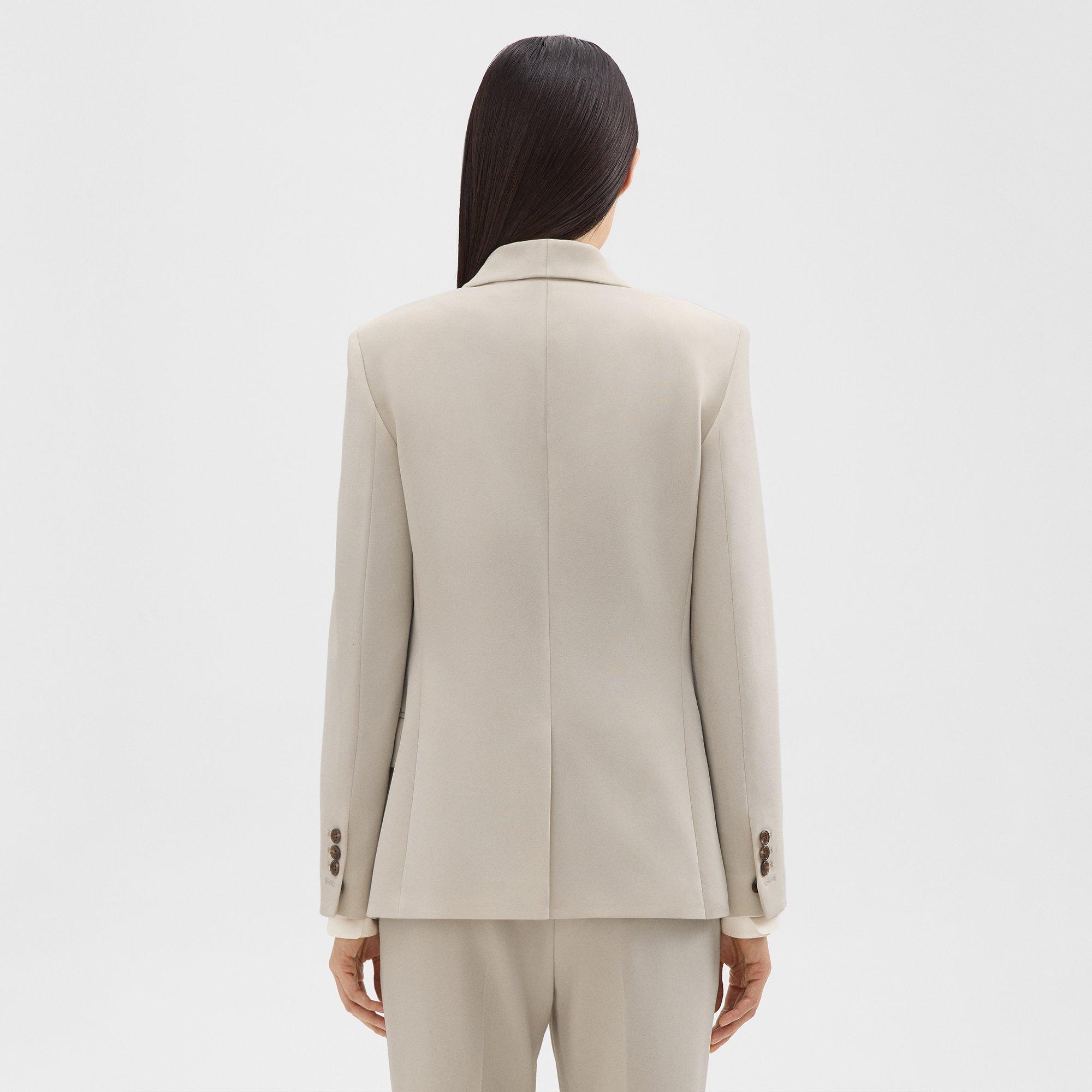 Crepe Blazer with Shawl Collar – Eclipse