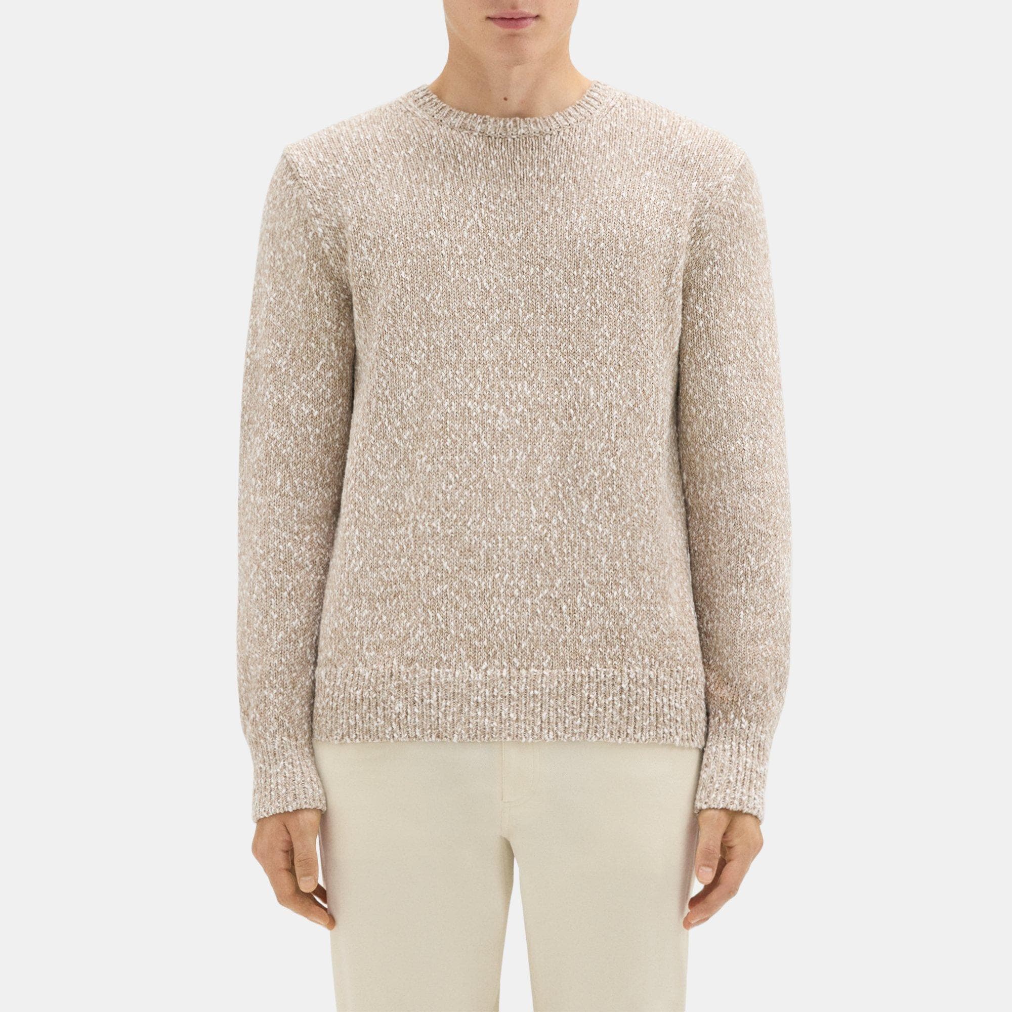 Mauno Crewneck Sweater in Heathered Cotton