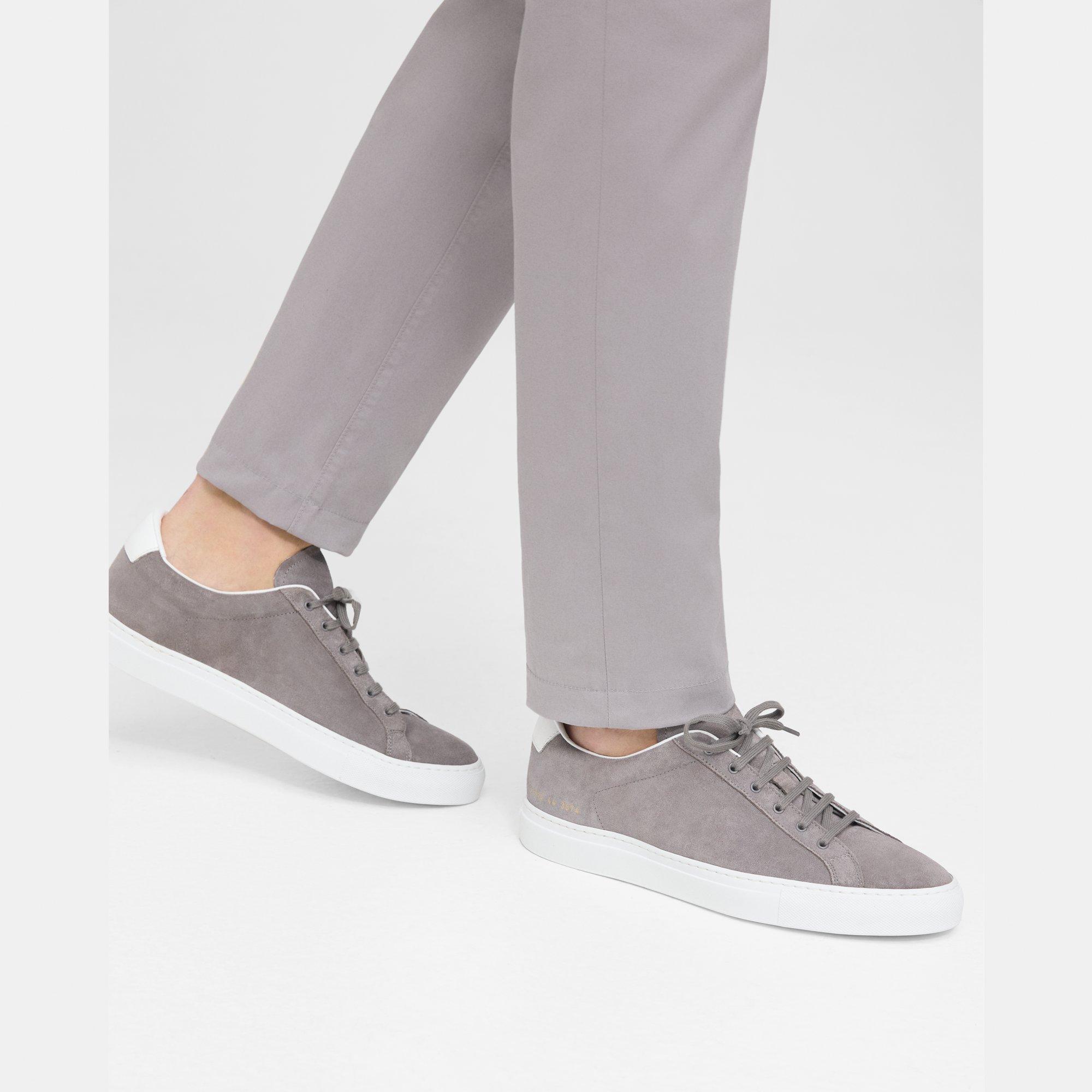 Theory Common Projects Men's Retro Low-Top Sneakers