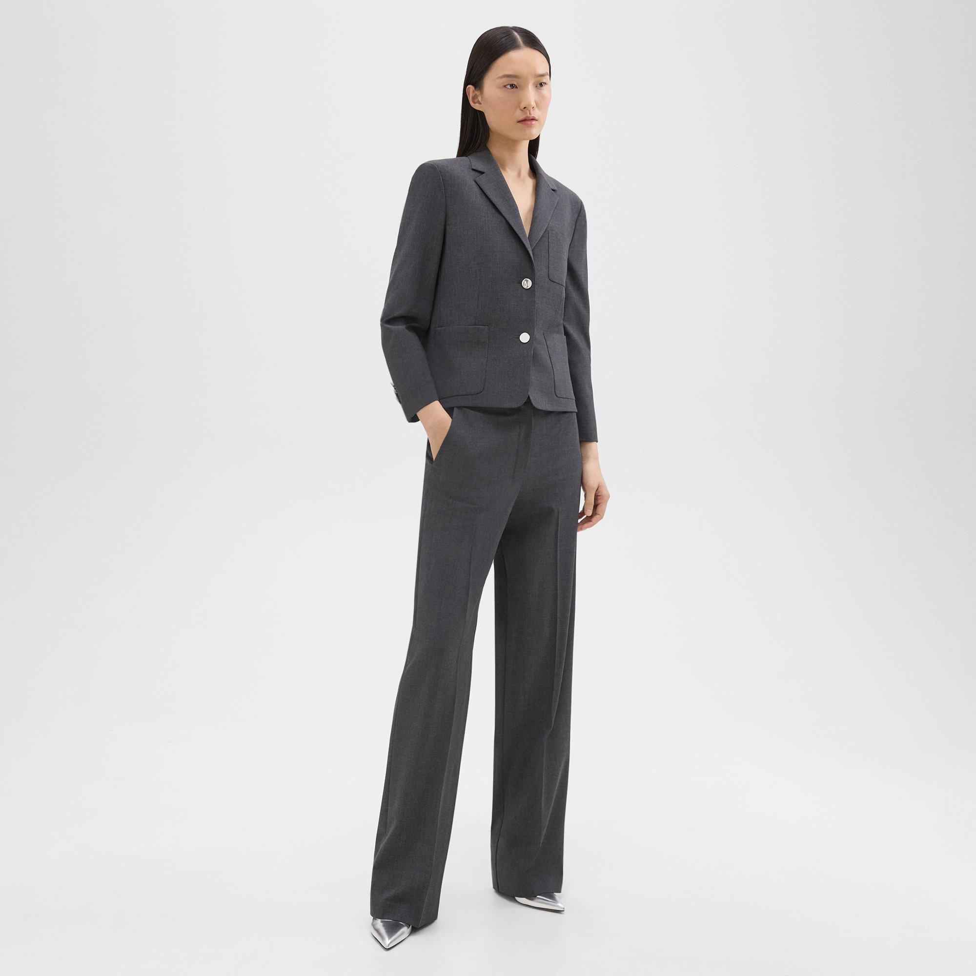 Straight-Leg Pant in Good Wool