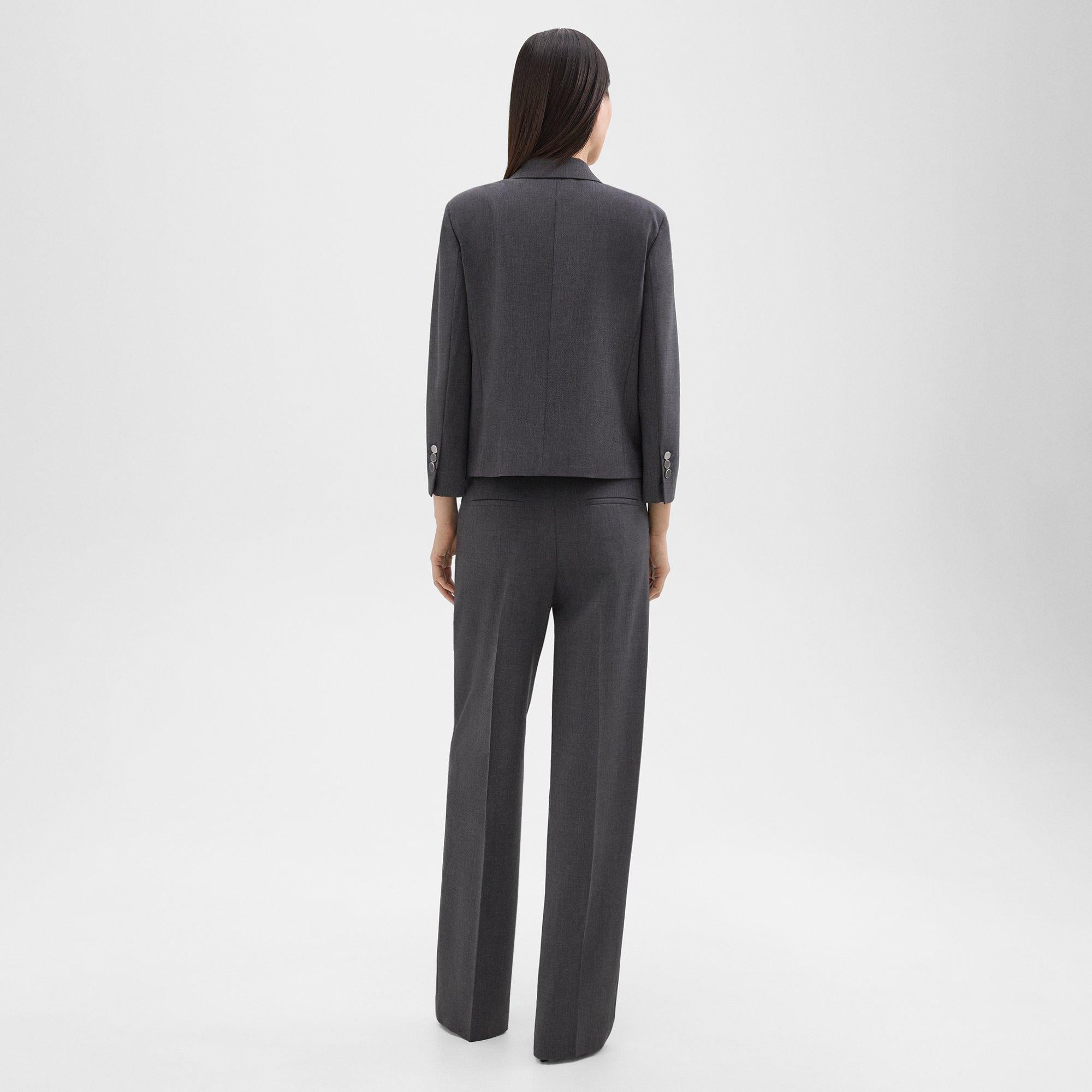 Pantalon Droit en Good Wool