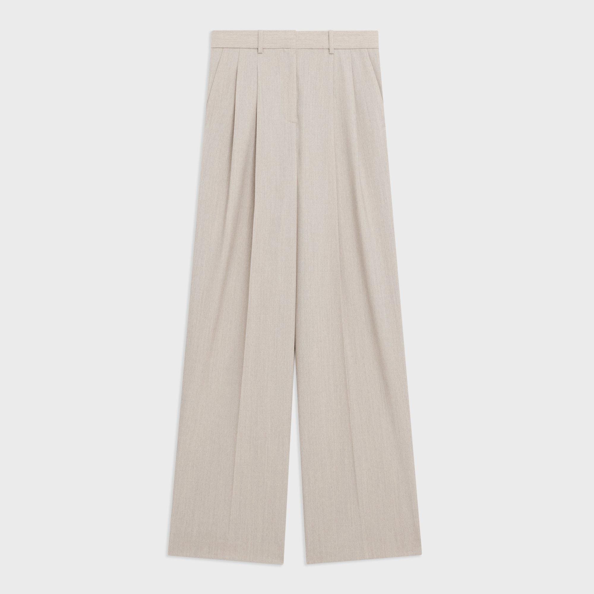 Double Pleat Pant in Good Wool