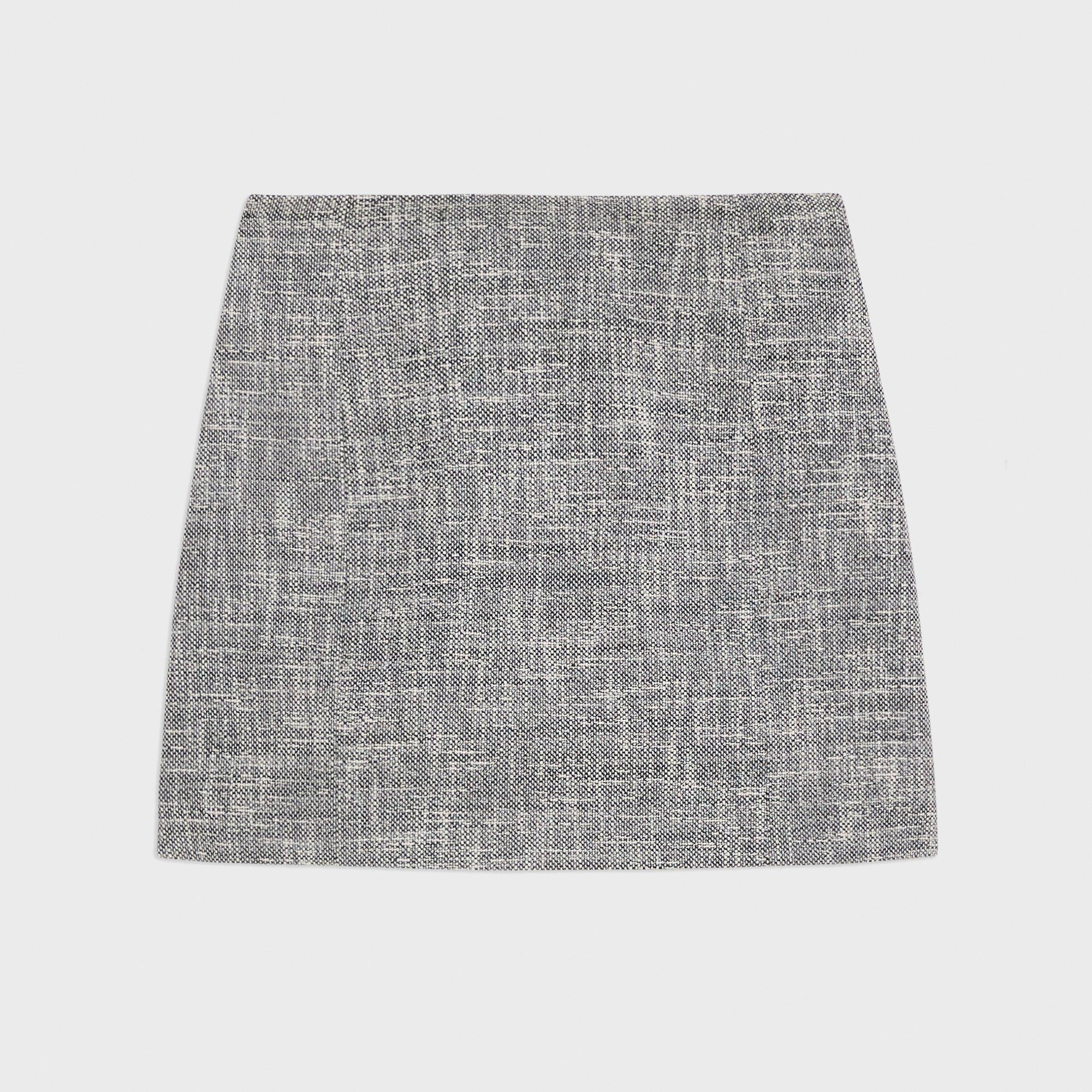 Mini Skirt in Canvas Tweed