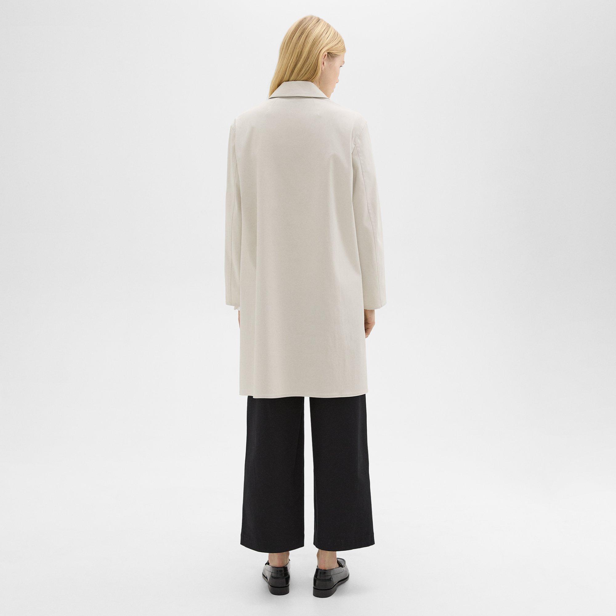 Manteau de Conduite en Coton Mélangé