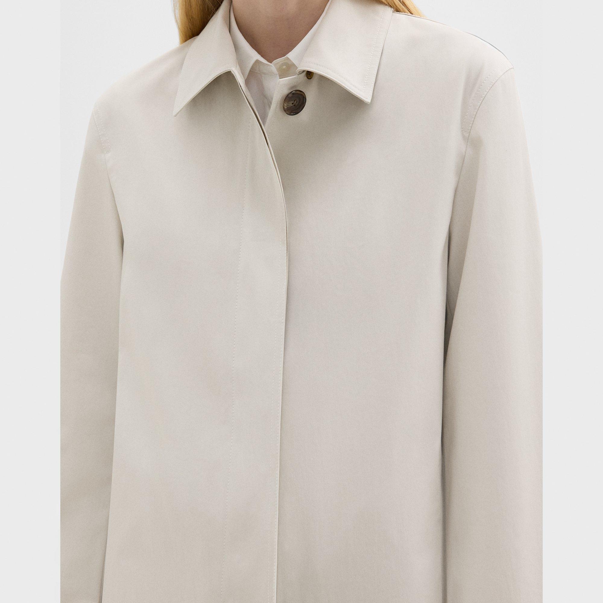 Car Coat in Cotton-Blend