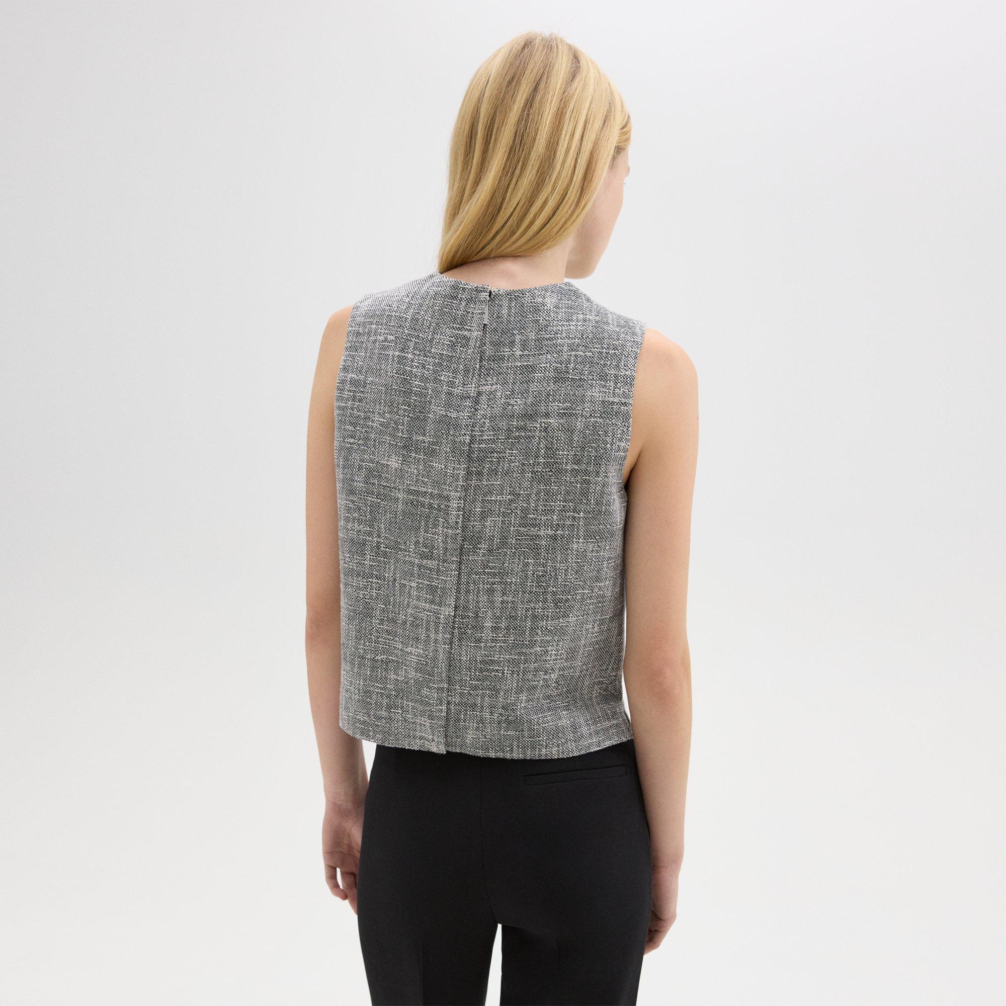 Shell Top in Canvas Tweed