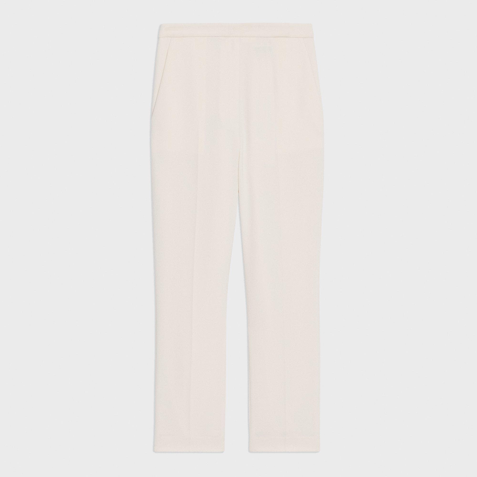 High-Waist Slim Crop Pant in Admiral Crepe