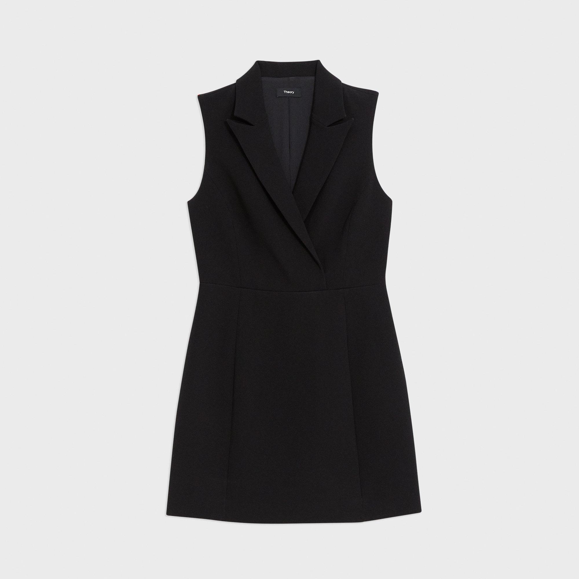 Theory sleeveless best sale blazer dress