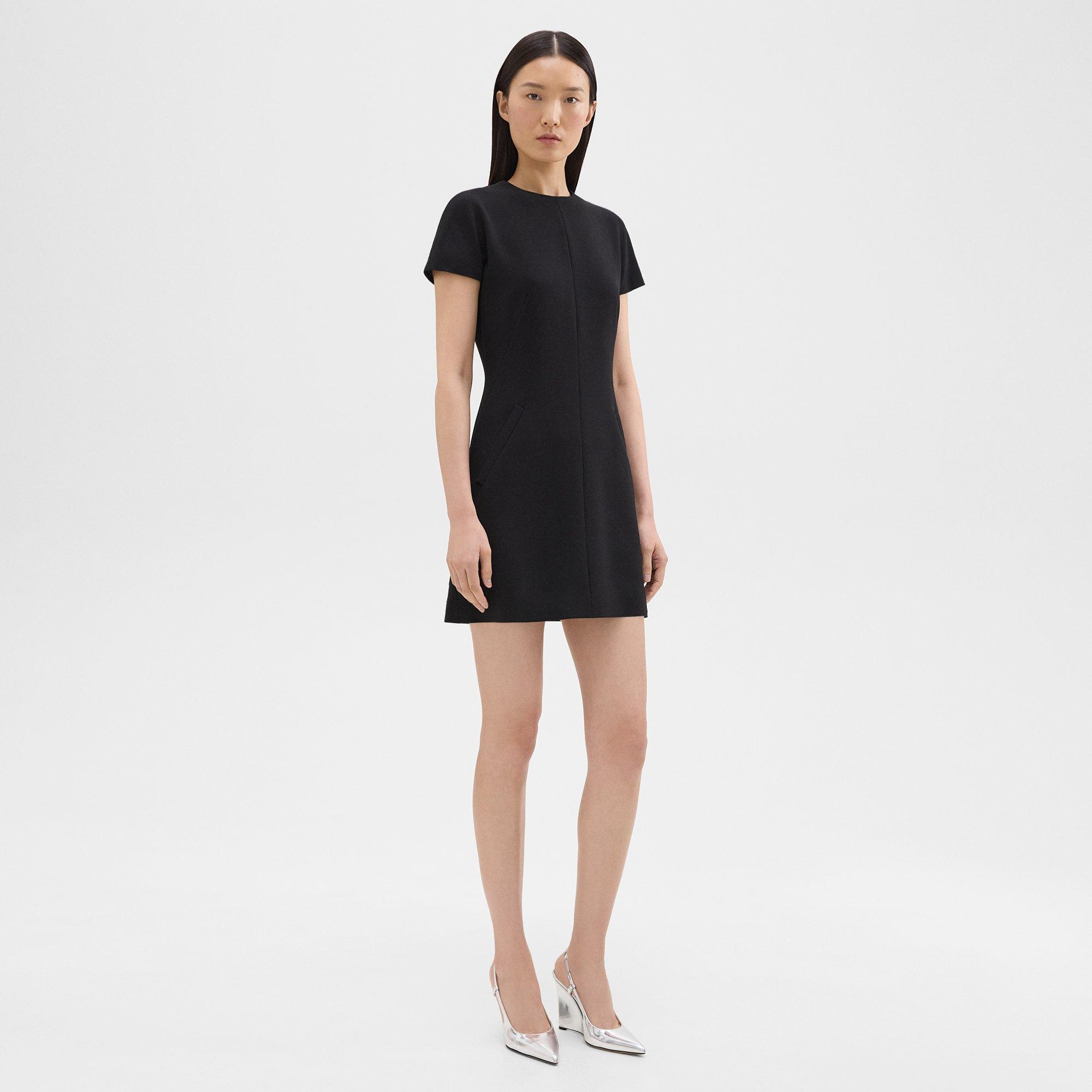 【25％OFF】 Admiral Crepe Dolman Sleeve Mini Dress | Theory ワンピース