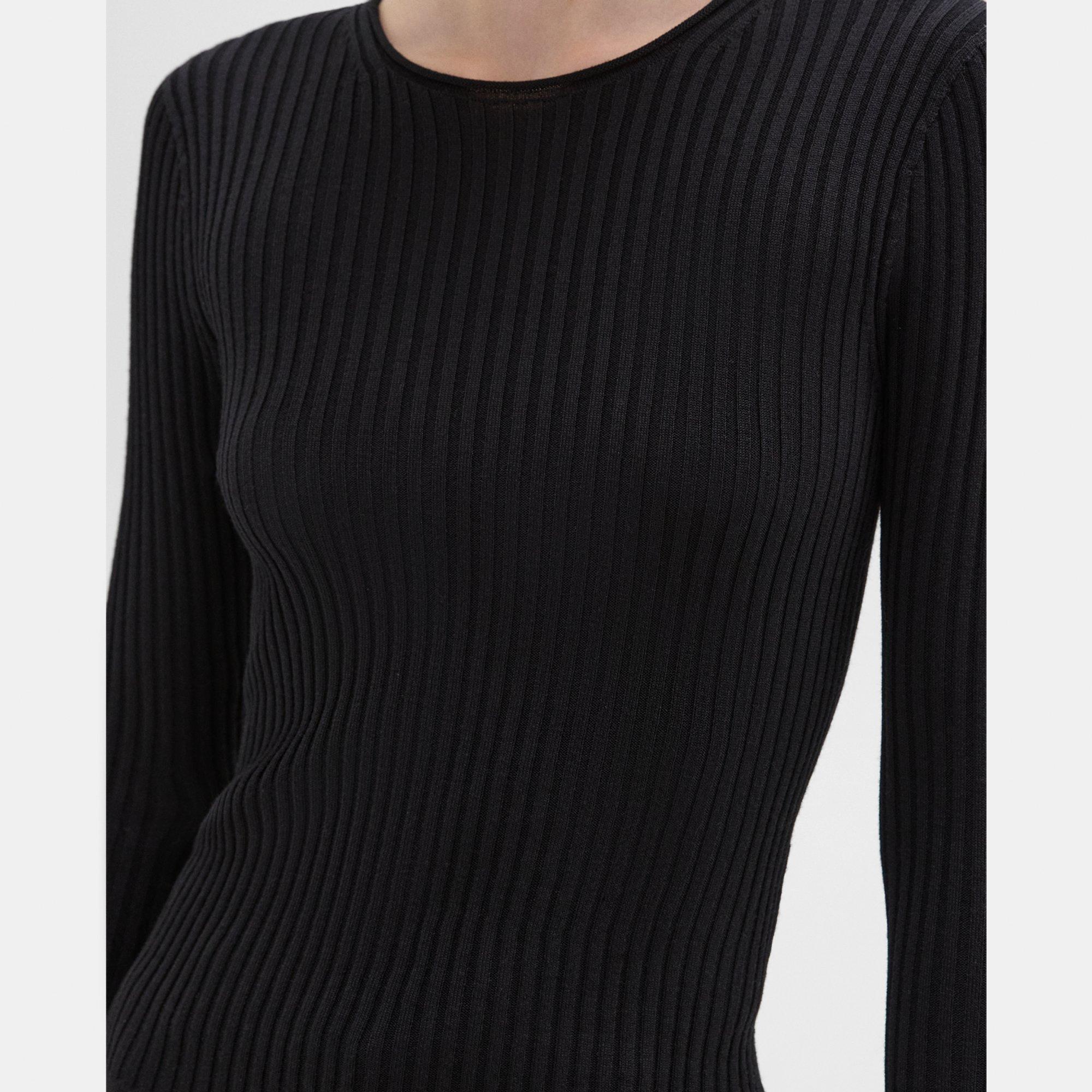 Rib Knit Top in Regal Wool