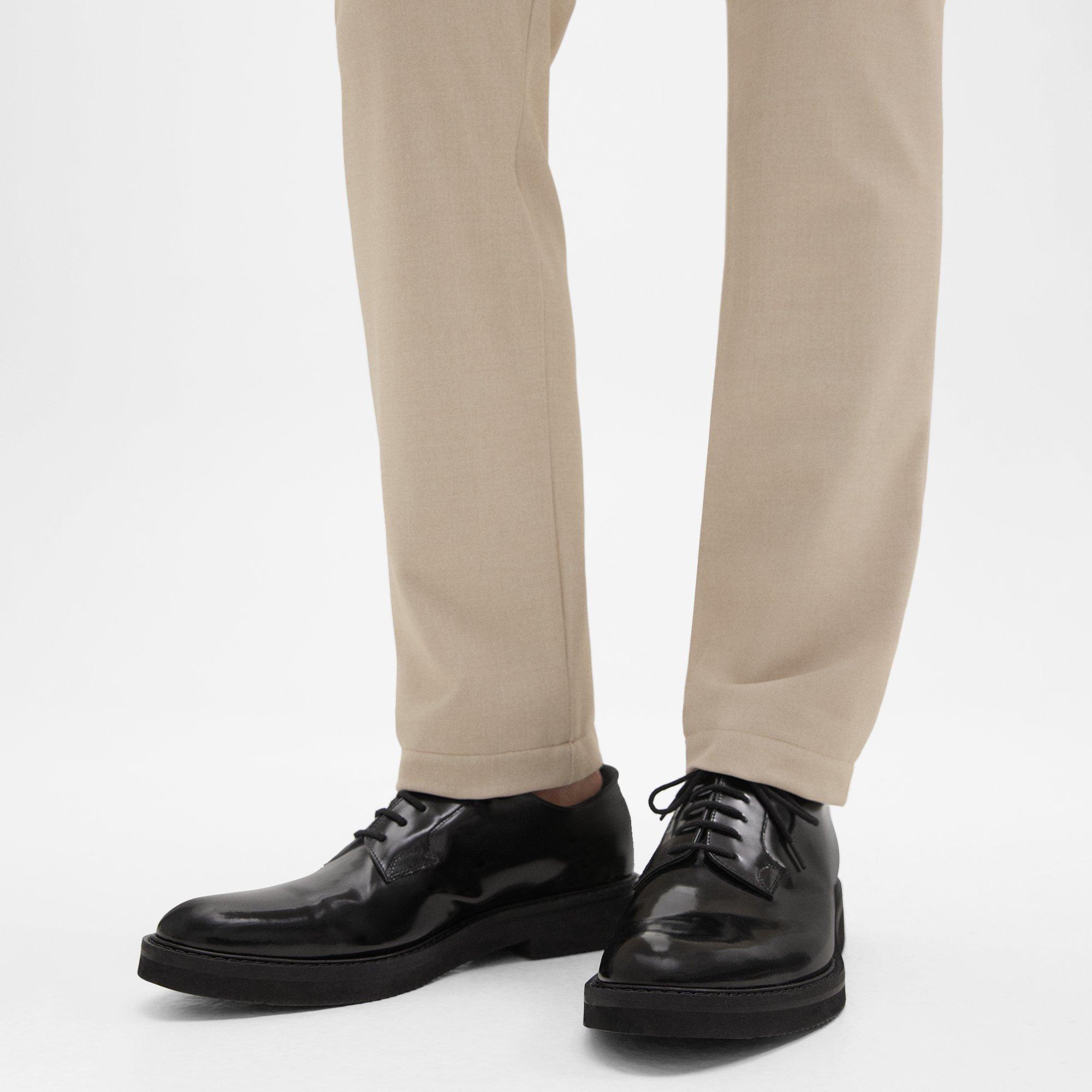 띠어리 Theory Oxford Shoe in Leather,BLACK